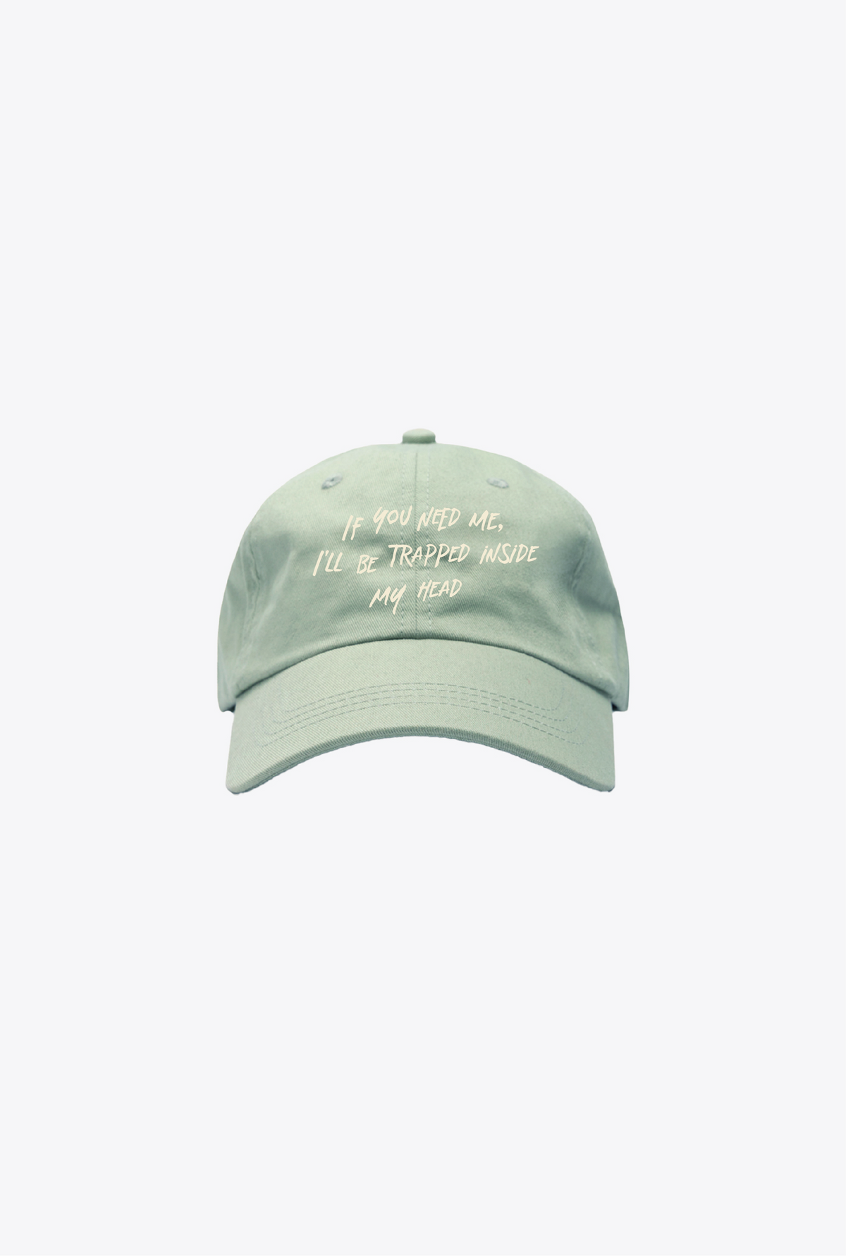 Trapped Inside My Head Dad Cap - Eucalyptus