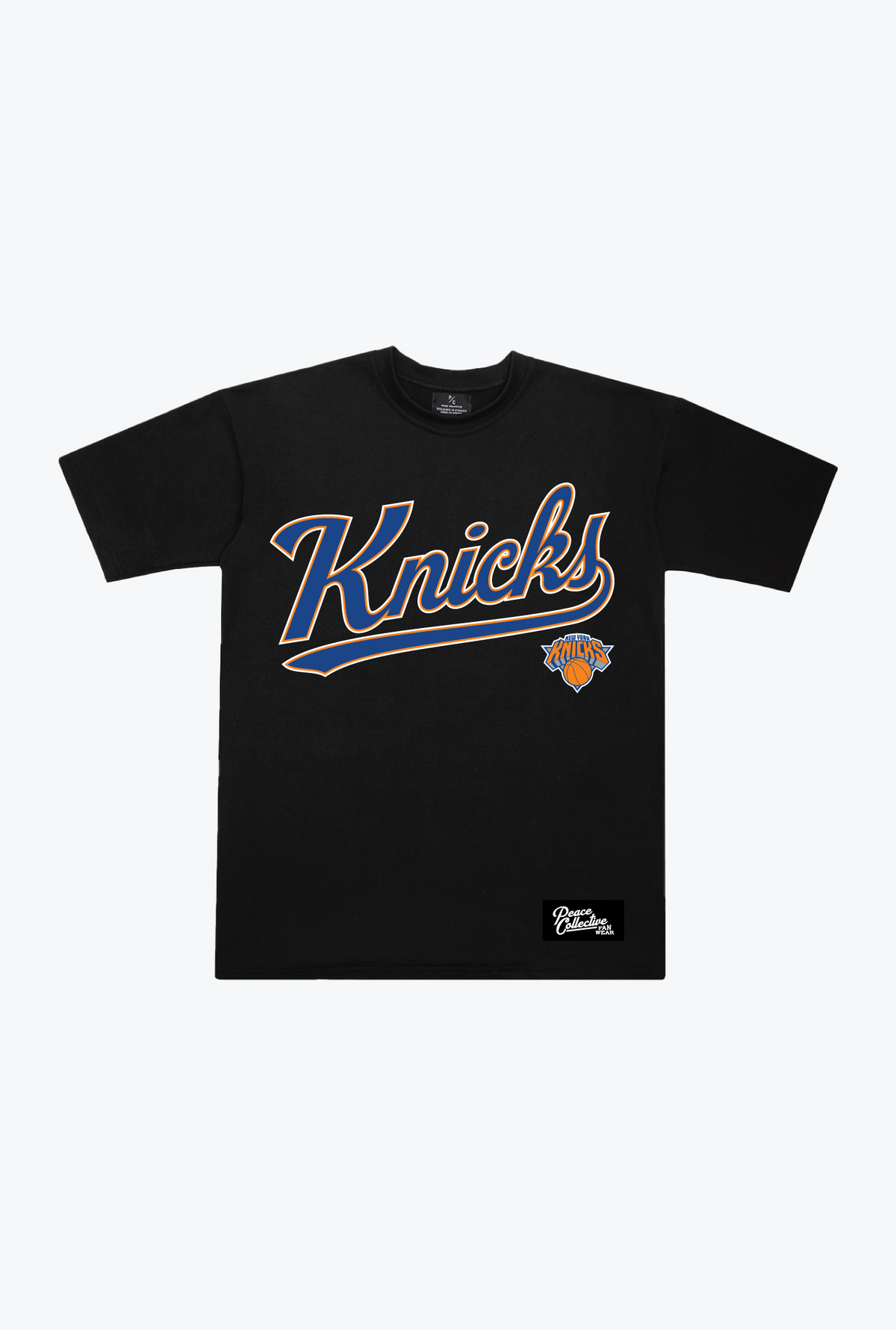 New York Knicks Spirit Heavyweight T-Shirt - Black
