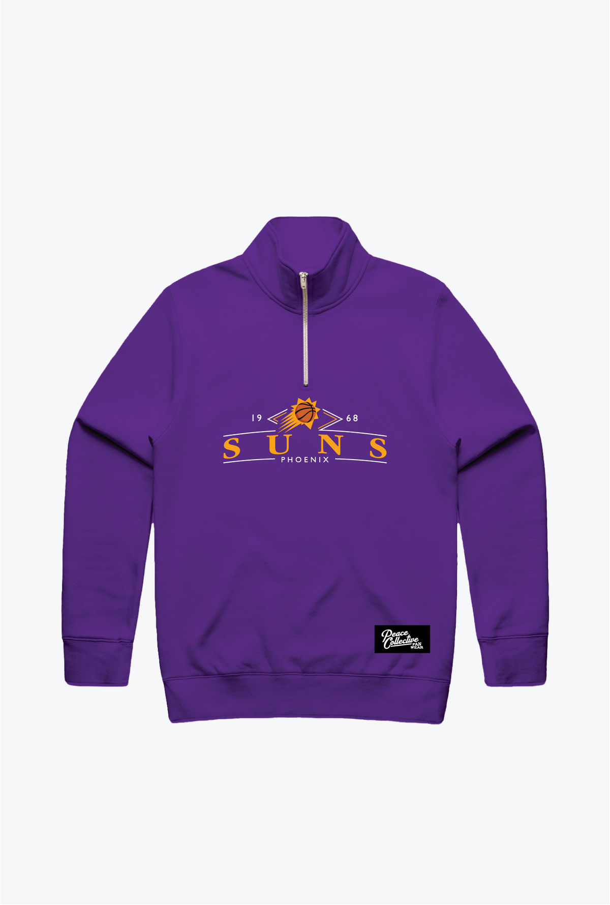 Phoenix Suns Vintage Quarter Zip - Purple