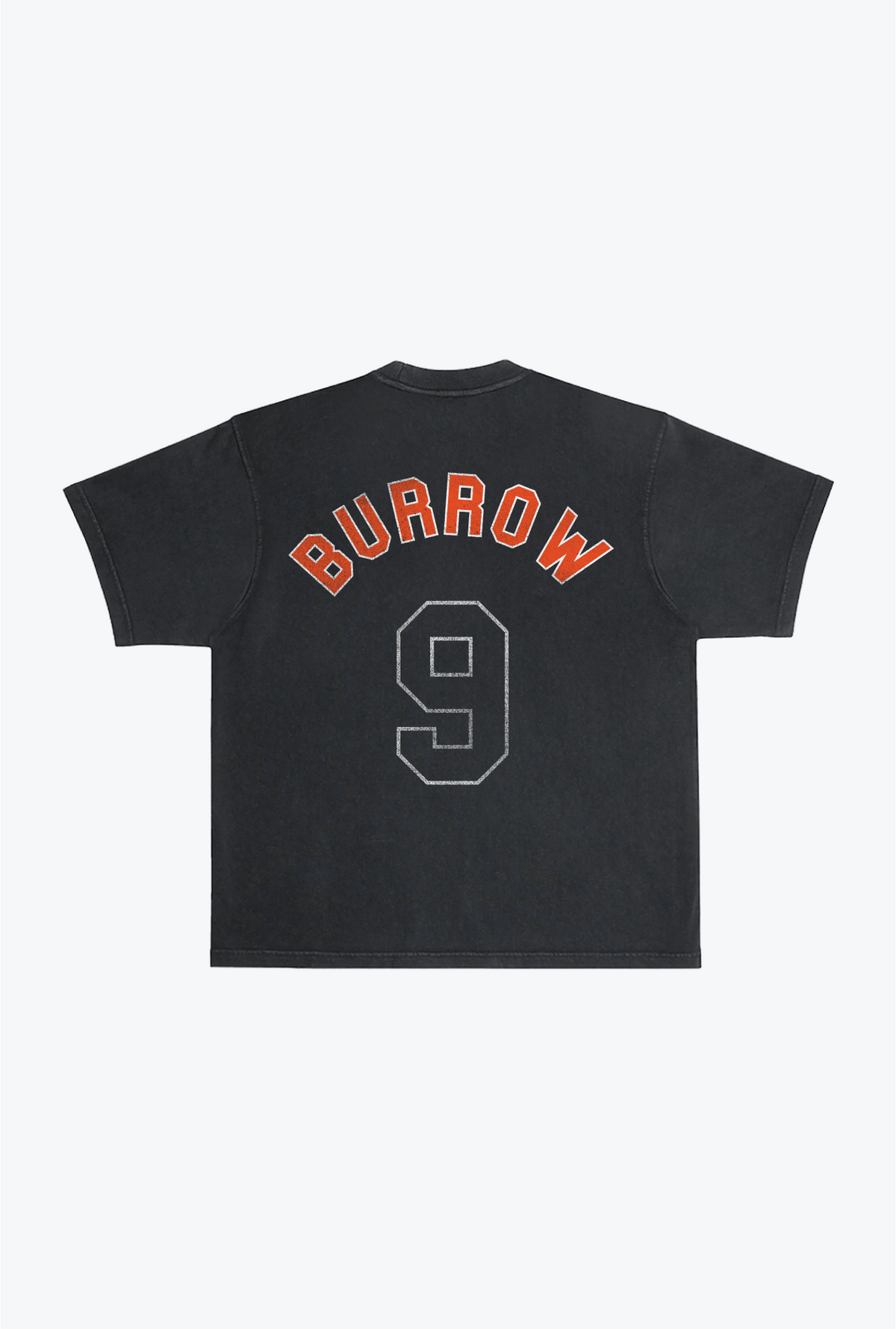 Joe Burrow Garment Dyed Heavyweight T-Shirt - Black