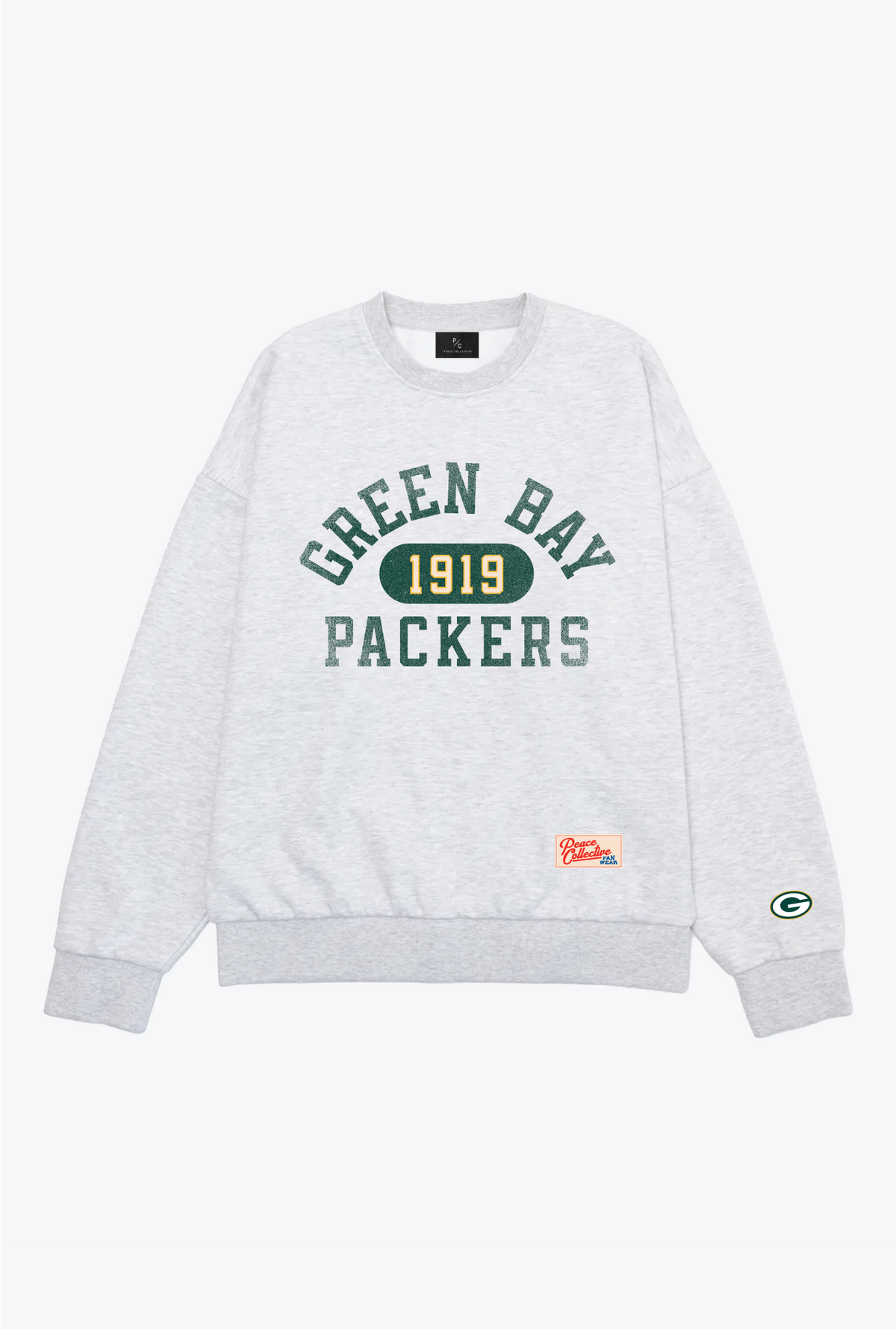 Green Bay Packers Athletic Club Heavyweight Crewneck - Ash