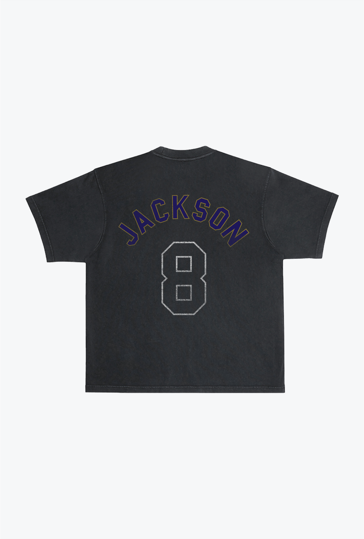 Lamar Jackson Garment Dyed Heavyweight T-Shirt - Black