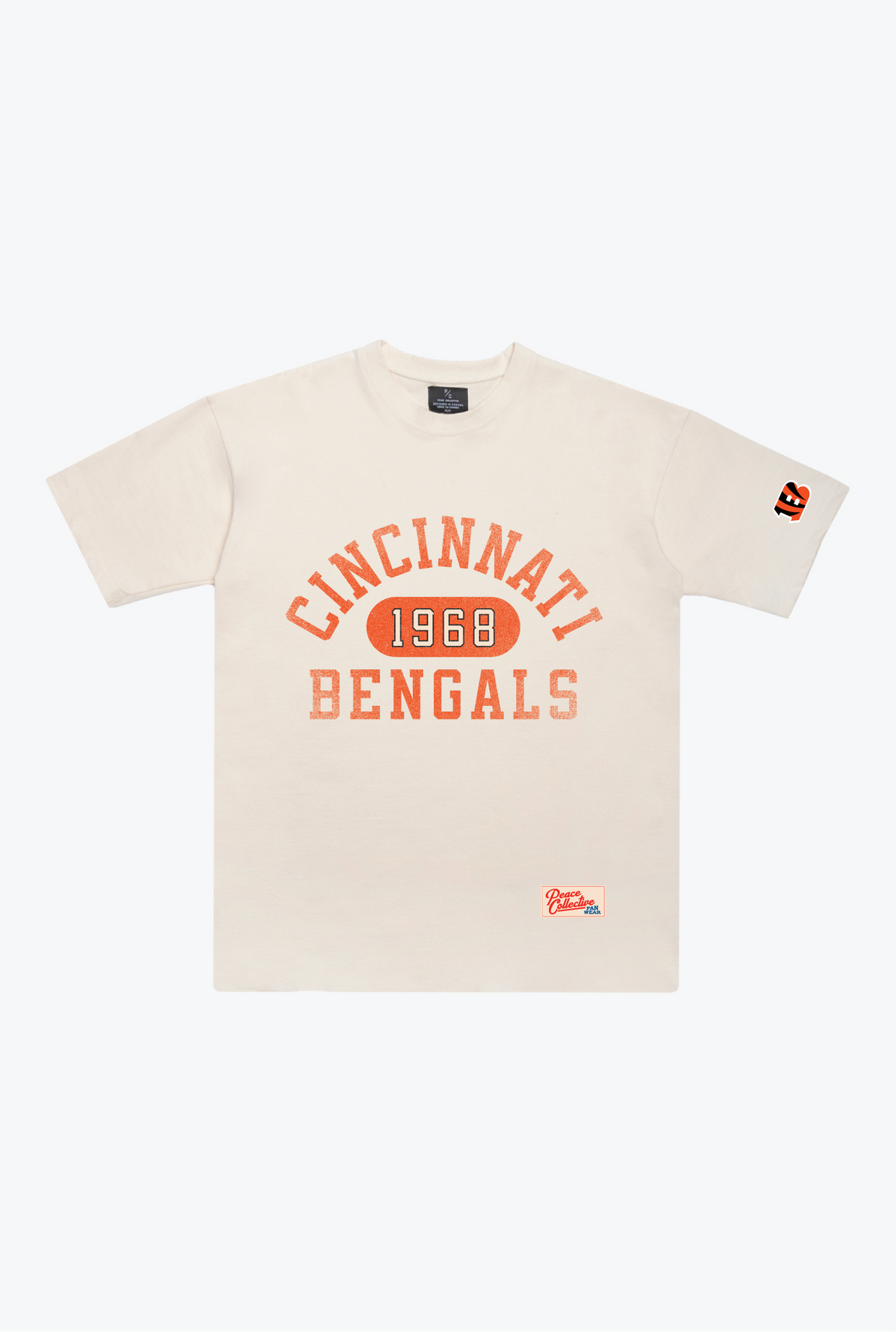 Cincinnati Bengals Athletic Club Heavyweight T-Shirt - Ivory