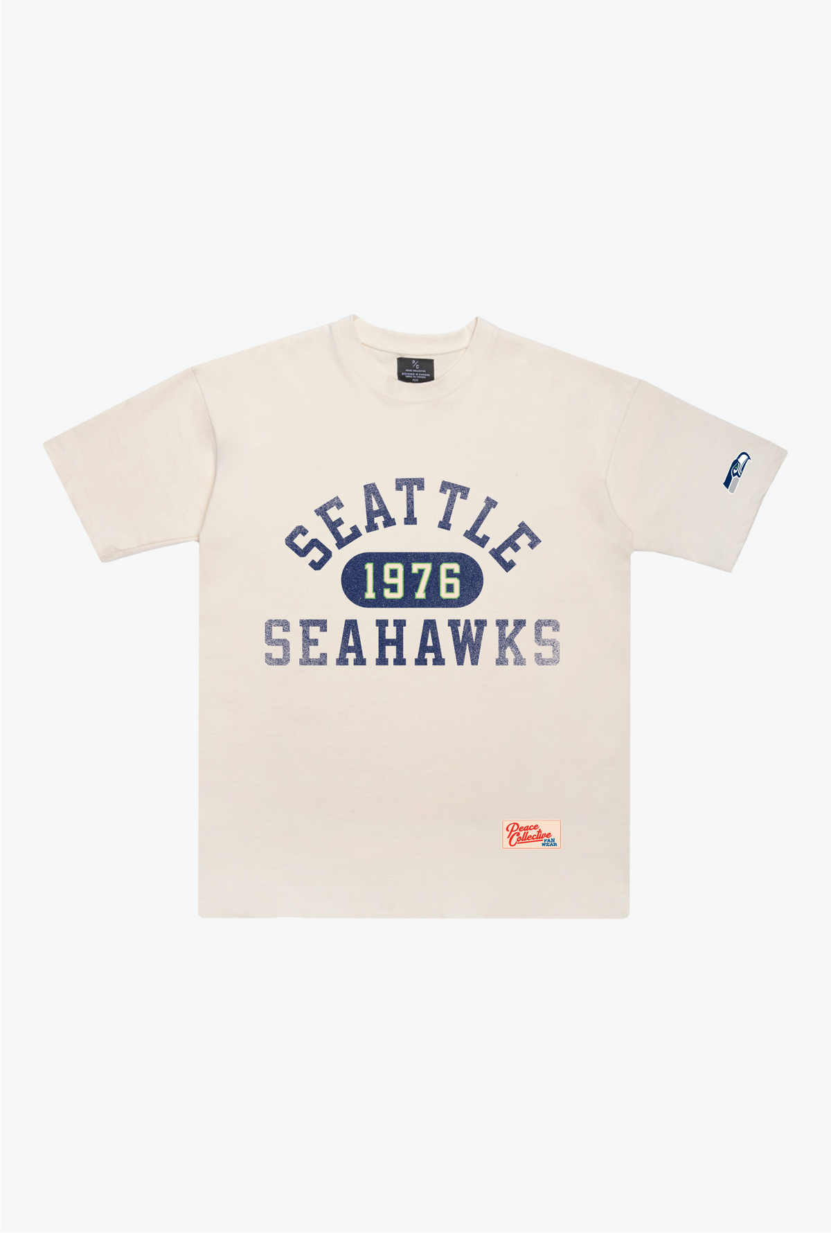 Seattle Seahawks Athletic Club Heavyweight T-Shirt - Ivory