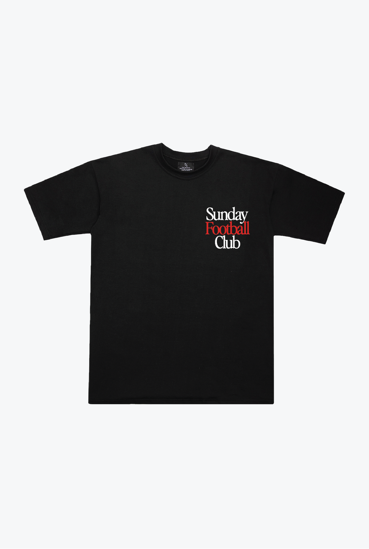NFL Sunday Football Club London Heavyweight T-Shirt - Black