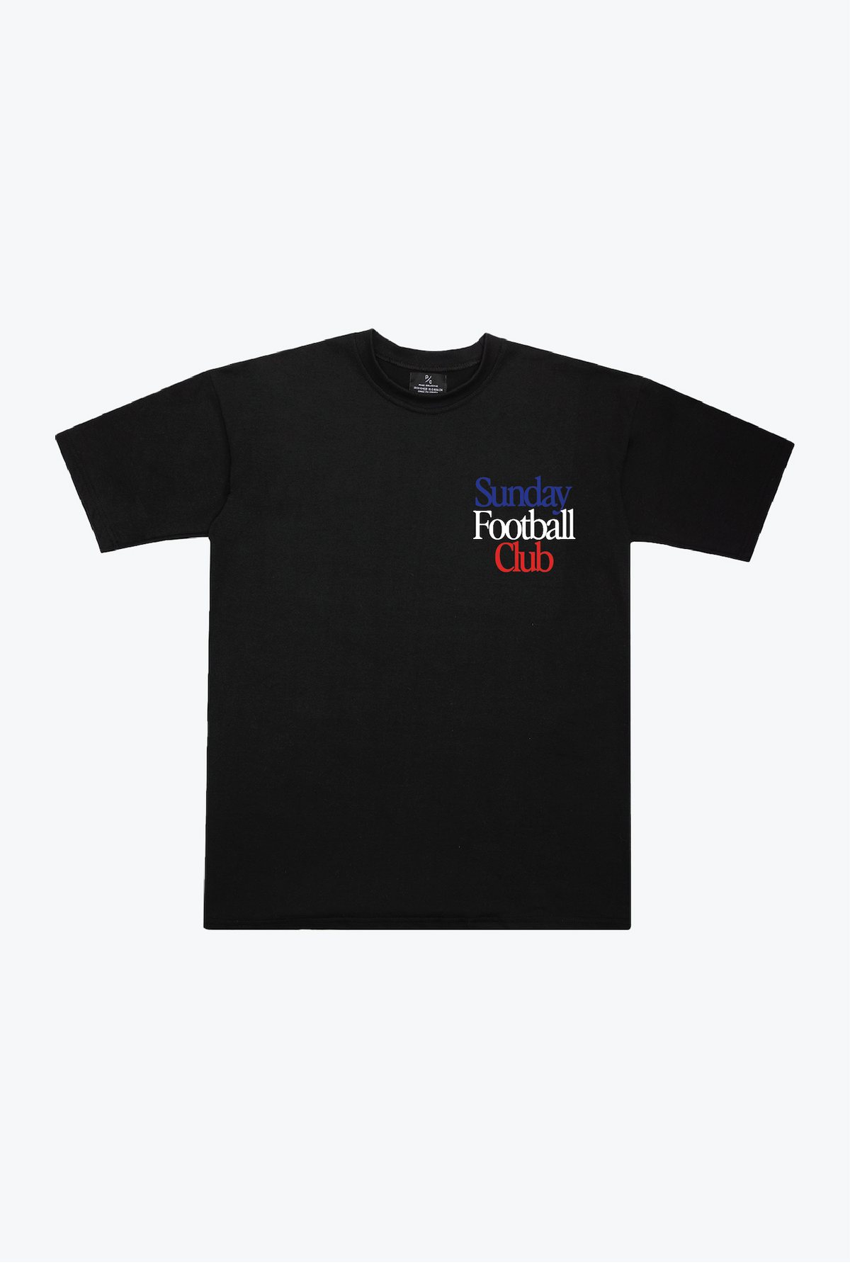 NFL Paris Sunday Football Club Heavyweight T-Shirt - Black