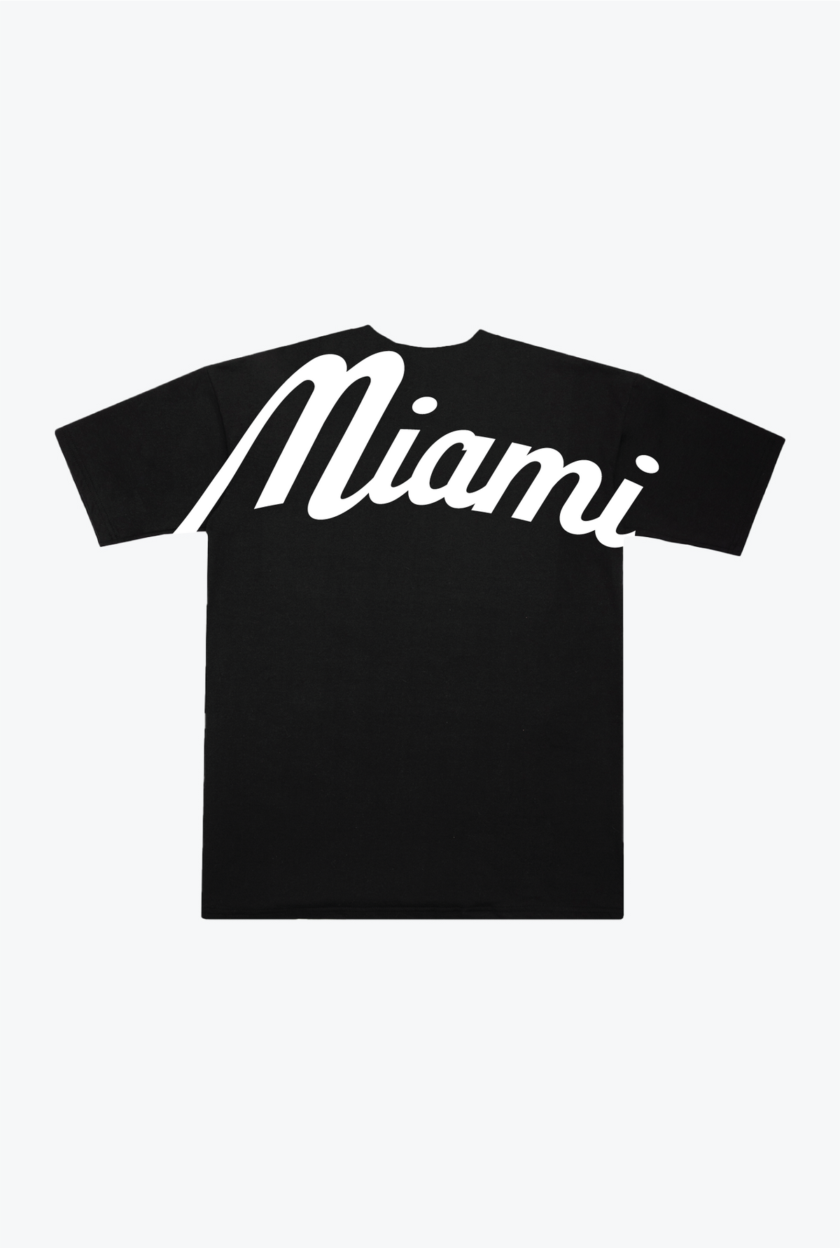 Miami Dolphins Script Heavyweight T-Shirt - Black
