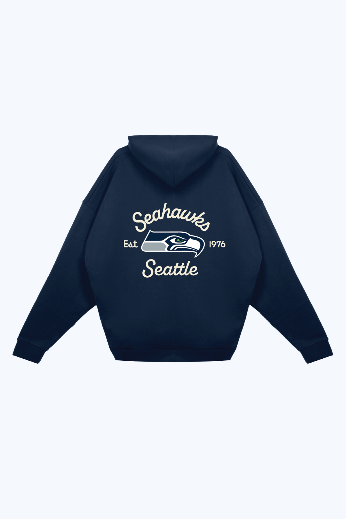 Seattle Seahawks Fanleisure Heavyweight Hoodie - True Navy