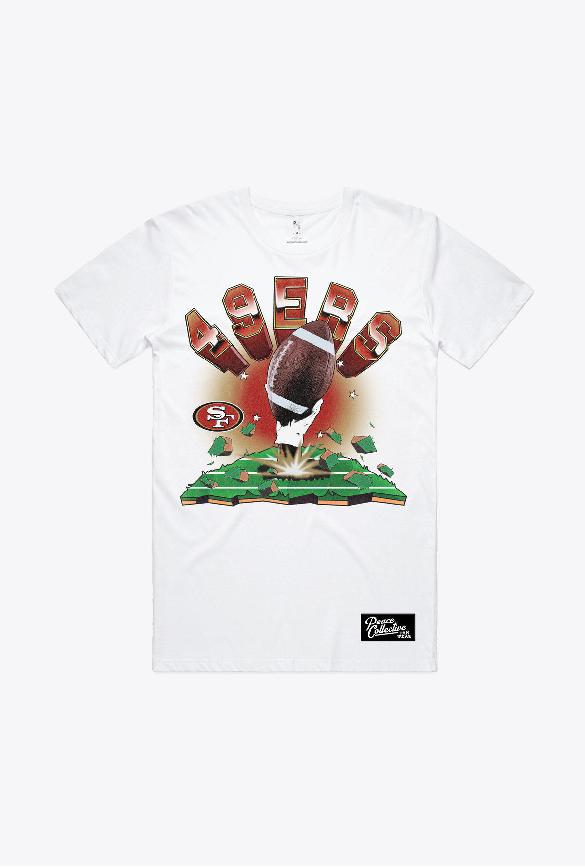 San Francisco 49ers Vintage Clubhouse T-Shirt - White