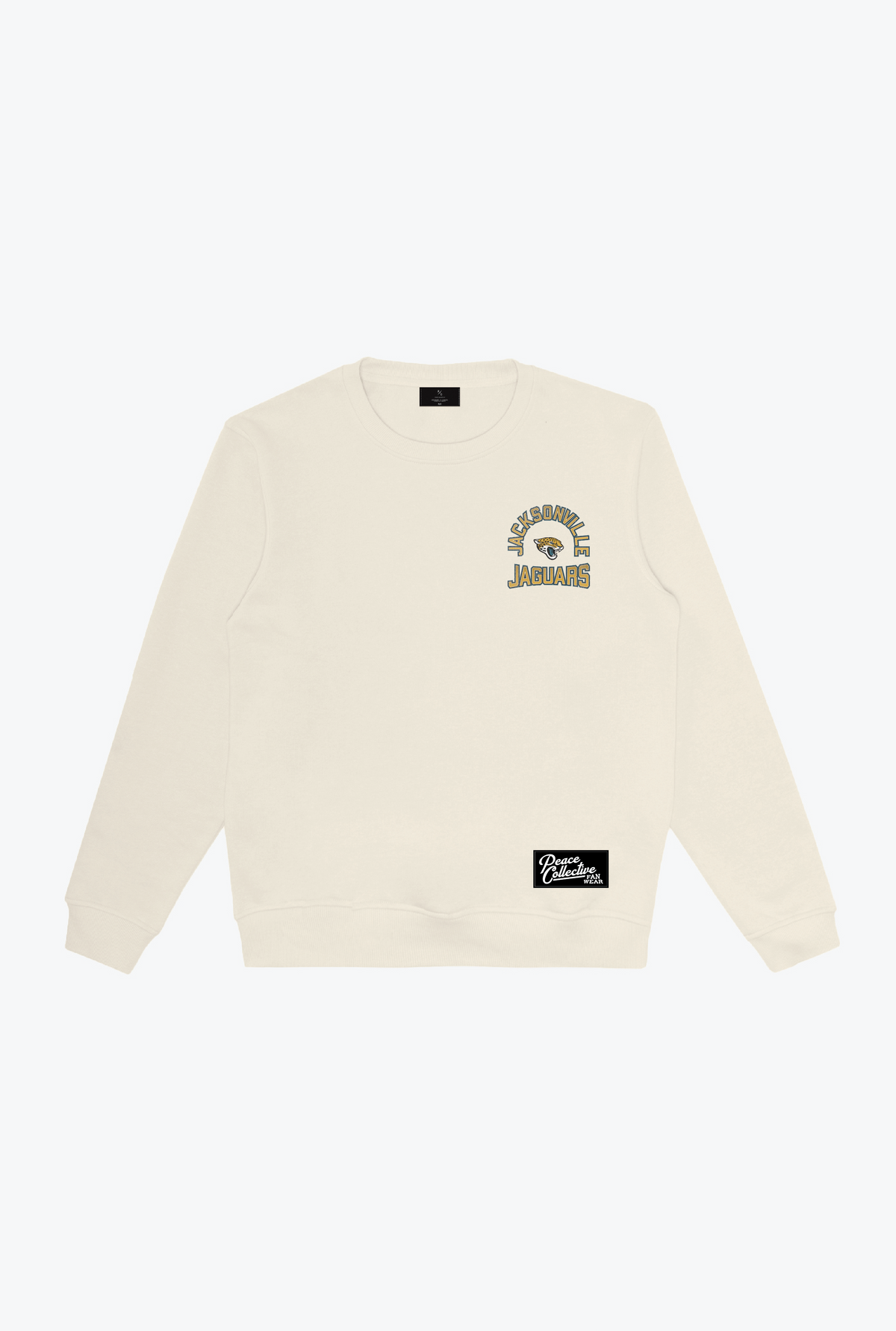 Jacksonville Jaguars Vintage Clubhouse Score Crewneck - Ivory