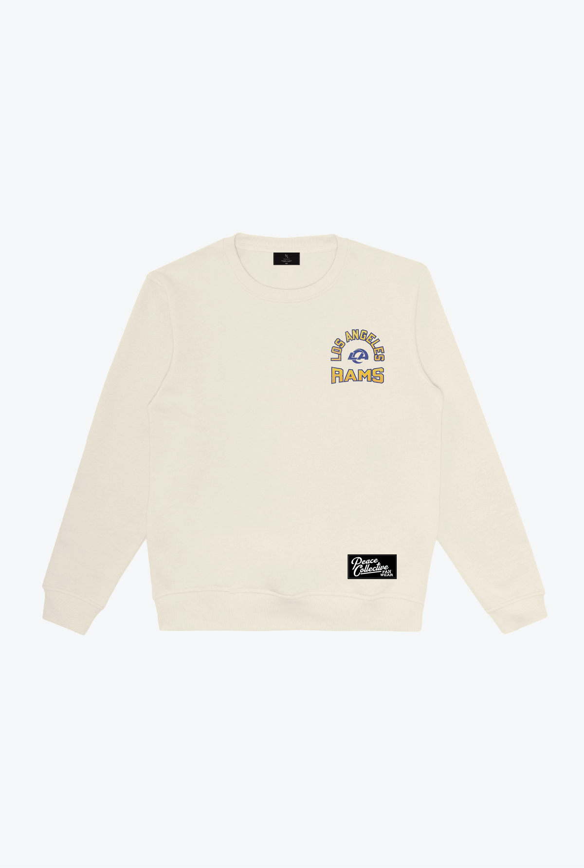 Los Angeles Rams Vintage Clubhouse Score Crewneck - Ivory