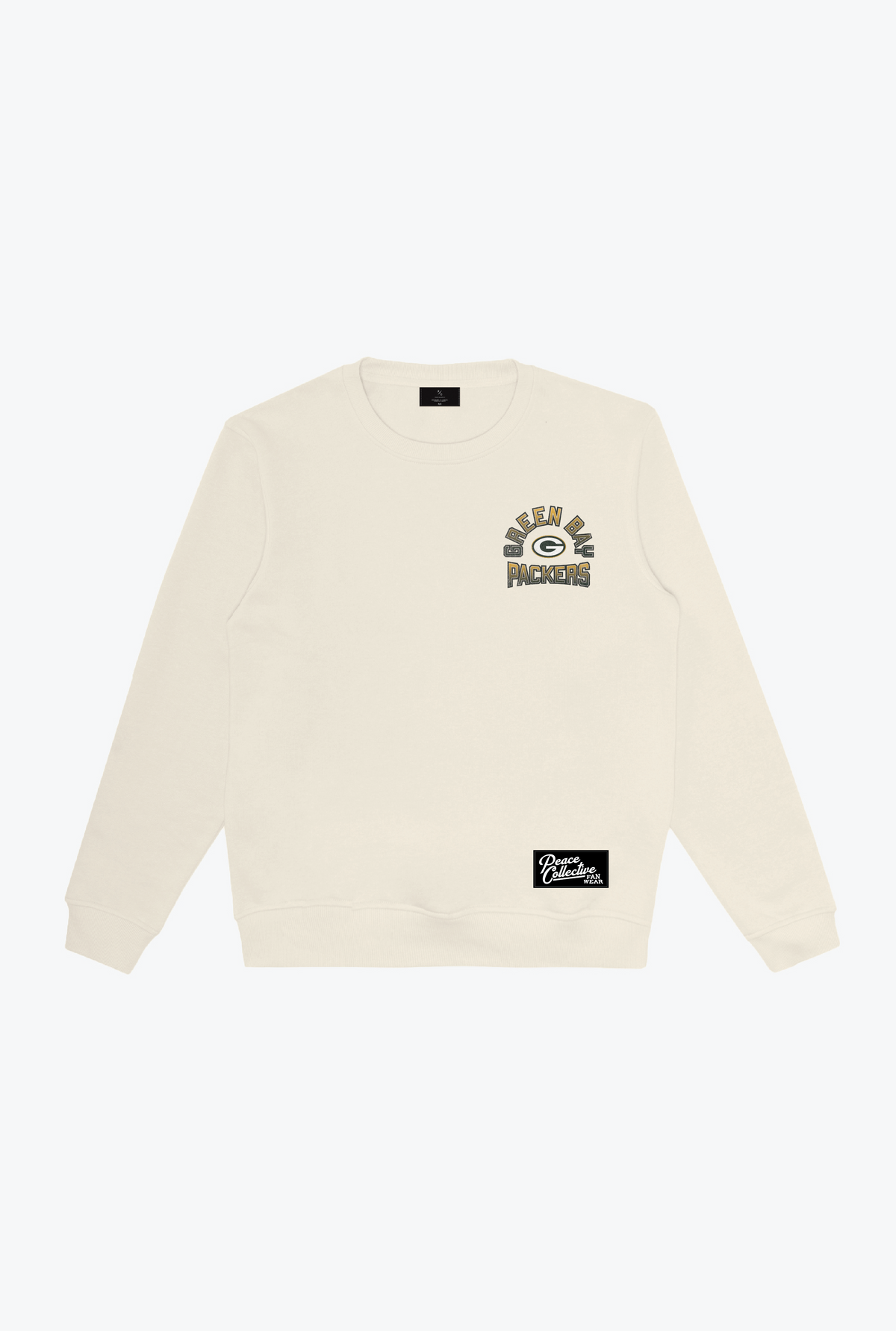 Green Bay Packers Vintage Clubhouse Score Crewneck - Ivory