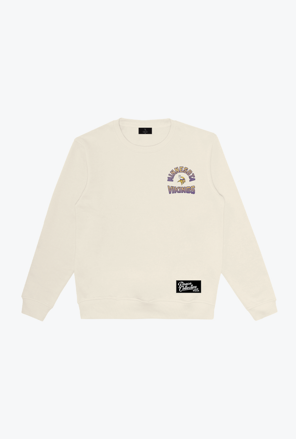 Minnesota Vikings Vintage Clubhouse Score Crewneck - Ivory