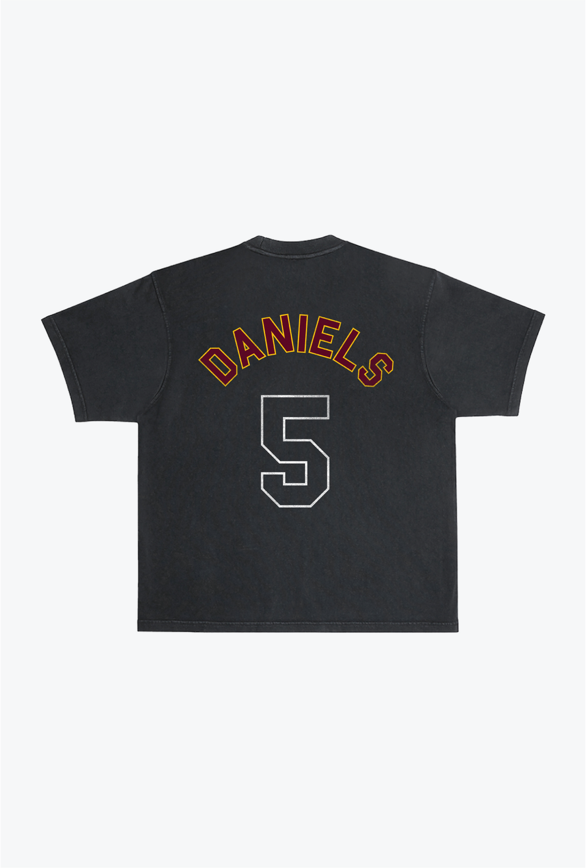 Jayden Daniels Garment Dyed Heavyweight T-Shirt - Black