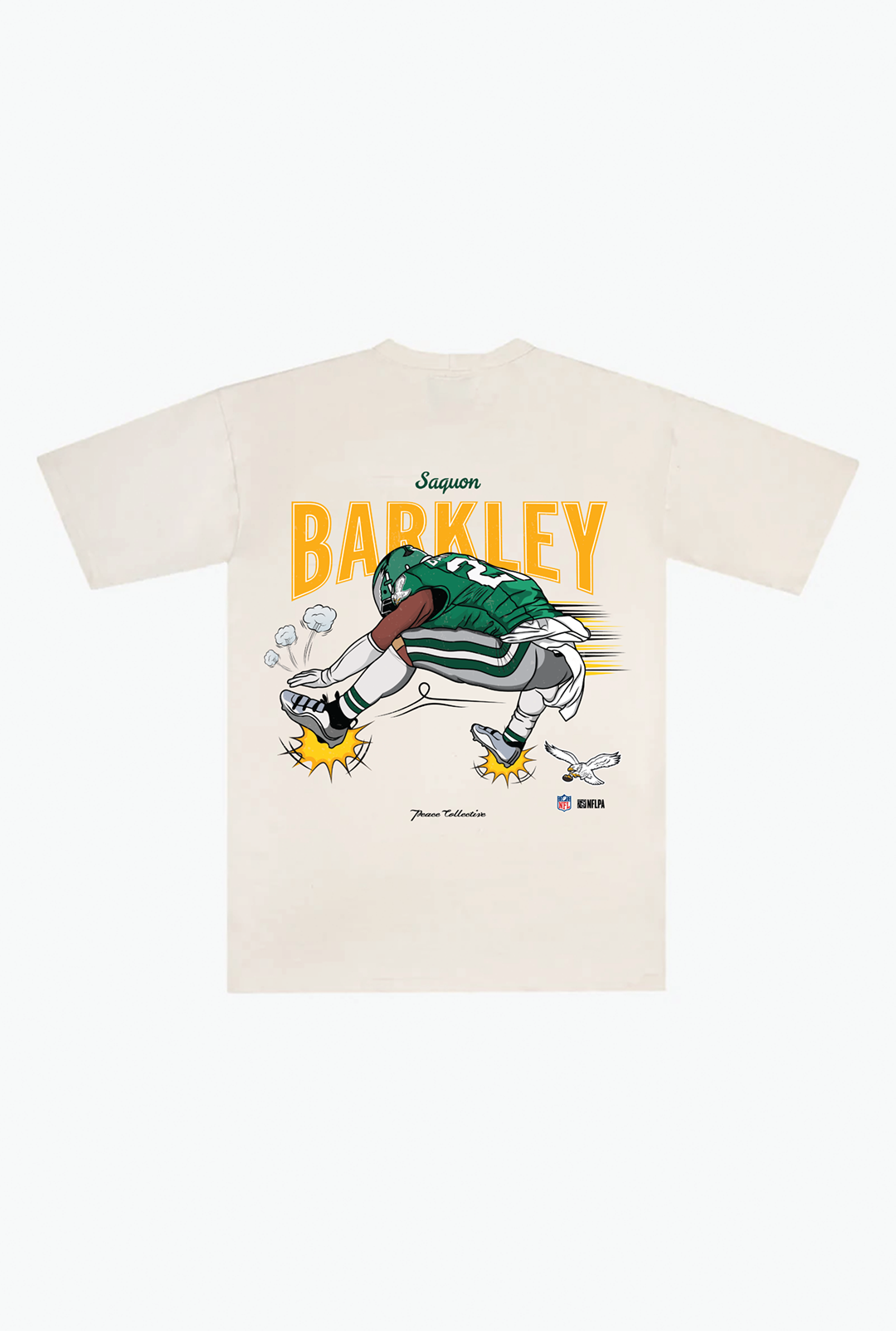 Saquon Barkley Heavyweight T-Shirt - Ivory