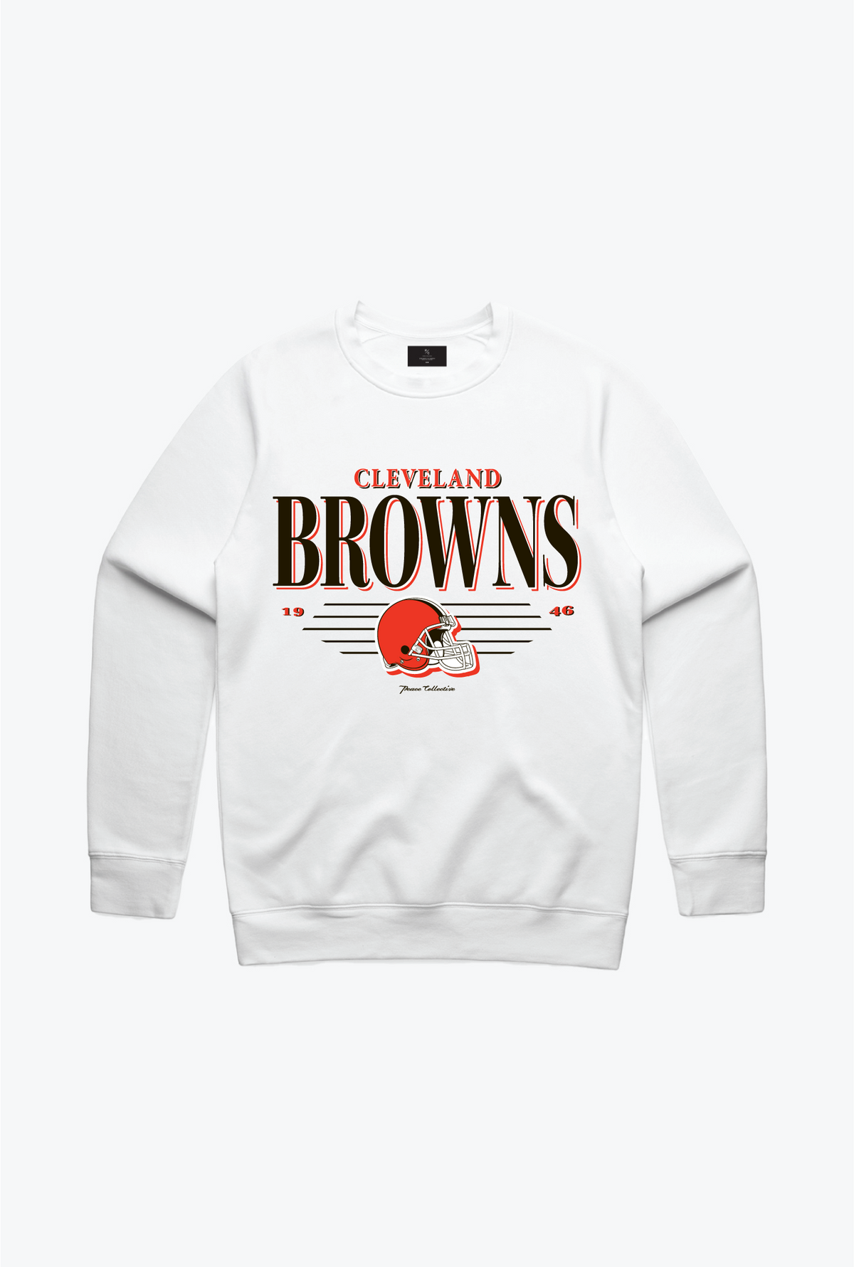 Cleveland Browns Vintage Crewneck - White