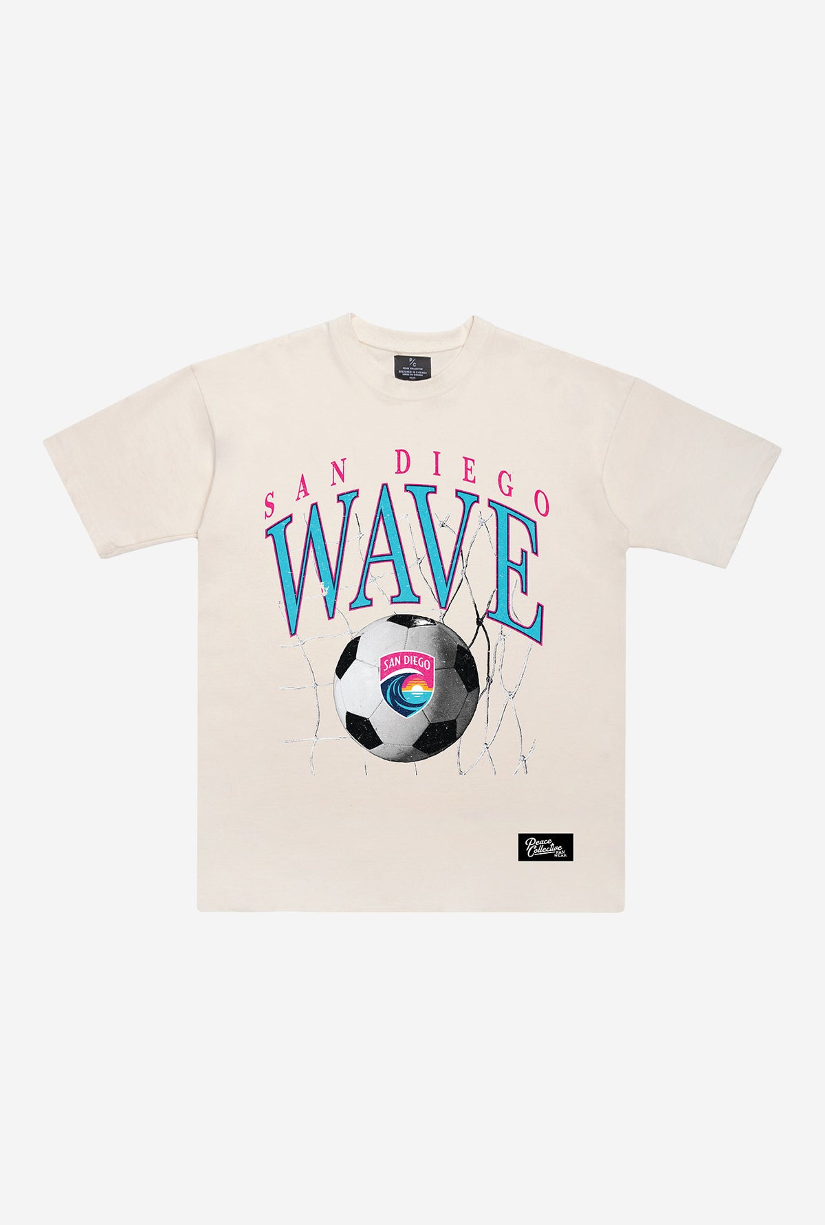 San Diego Wave FC Heavyweight T-Shirt - Ivory
