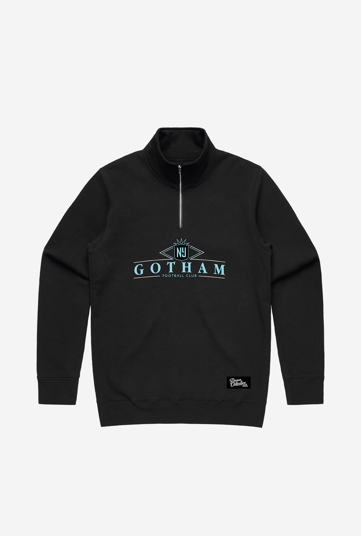 Gotham FC Vintage Quarter Zip - Black