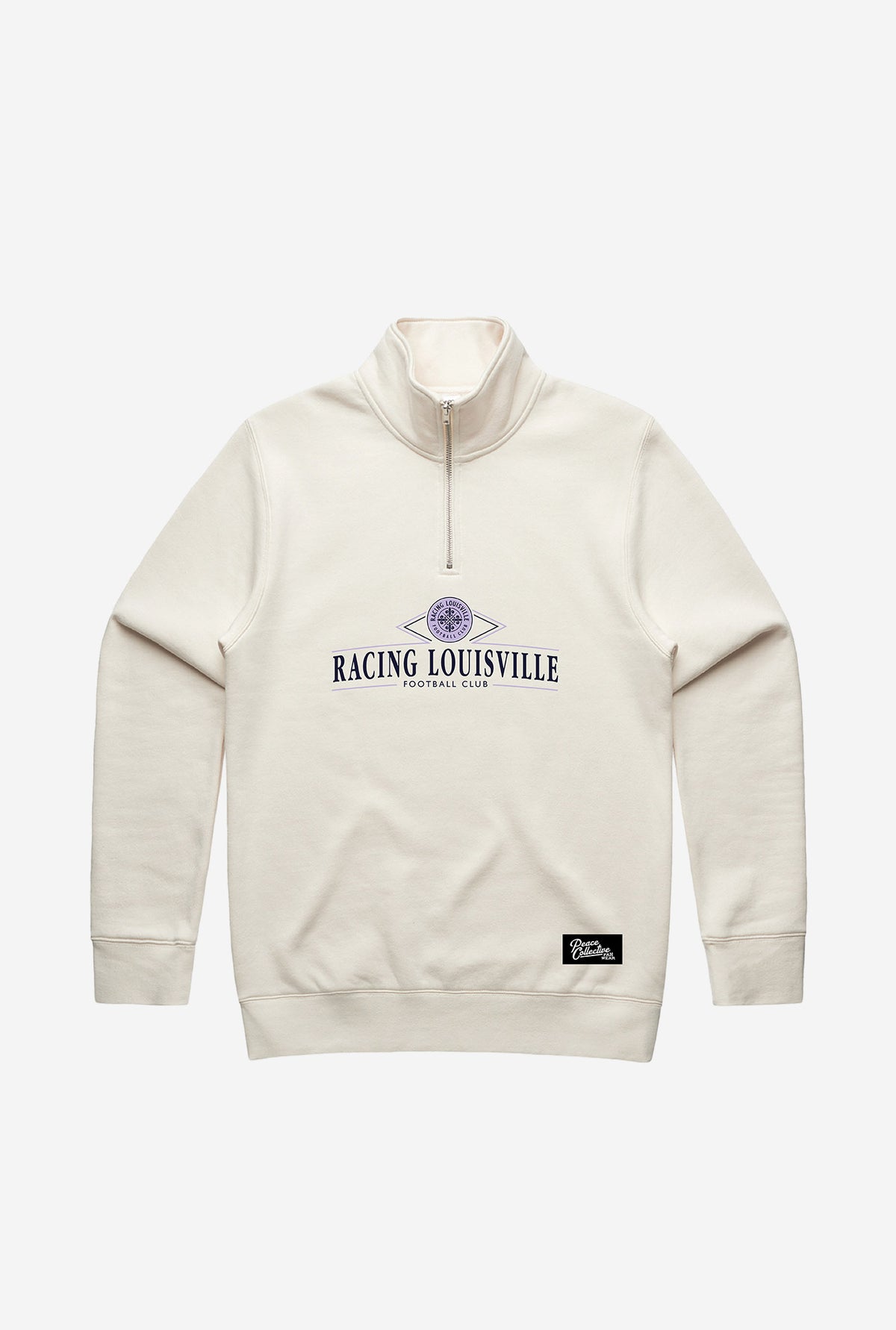 Racing Louisville FC Vintage Quarter Zip - Ivory