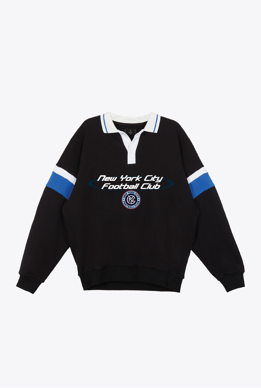 New York City FC Oversized Rugby - Black / Royal