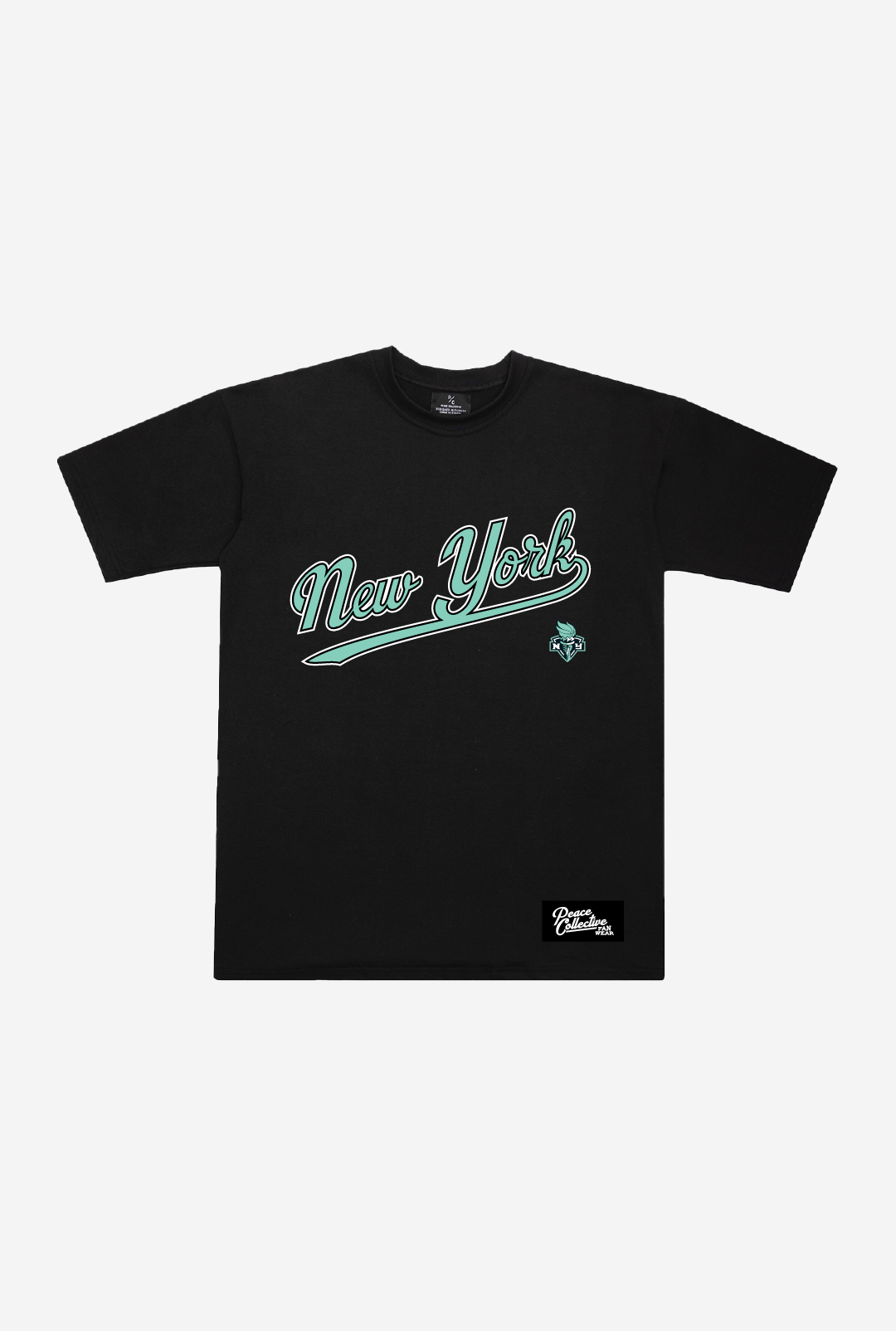 New York Liberty Spirit Heavyweight T-Shirt - Schwarz