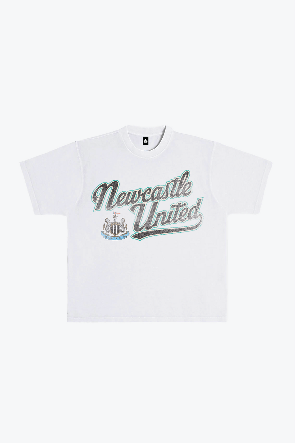 Newcastle United Vintage Heavyweight T-Shirt - White