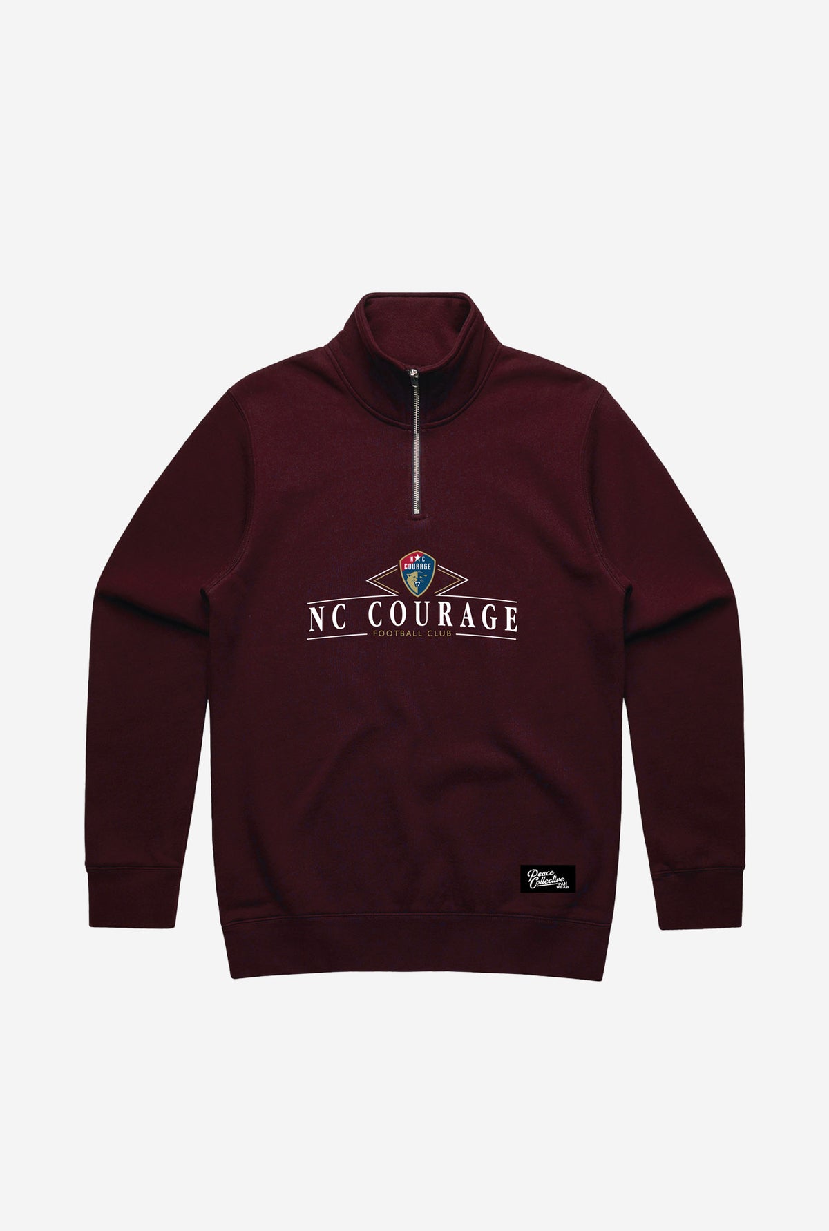 North Carolina Courage Vintage Quarter Zip - Maroon