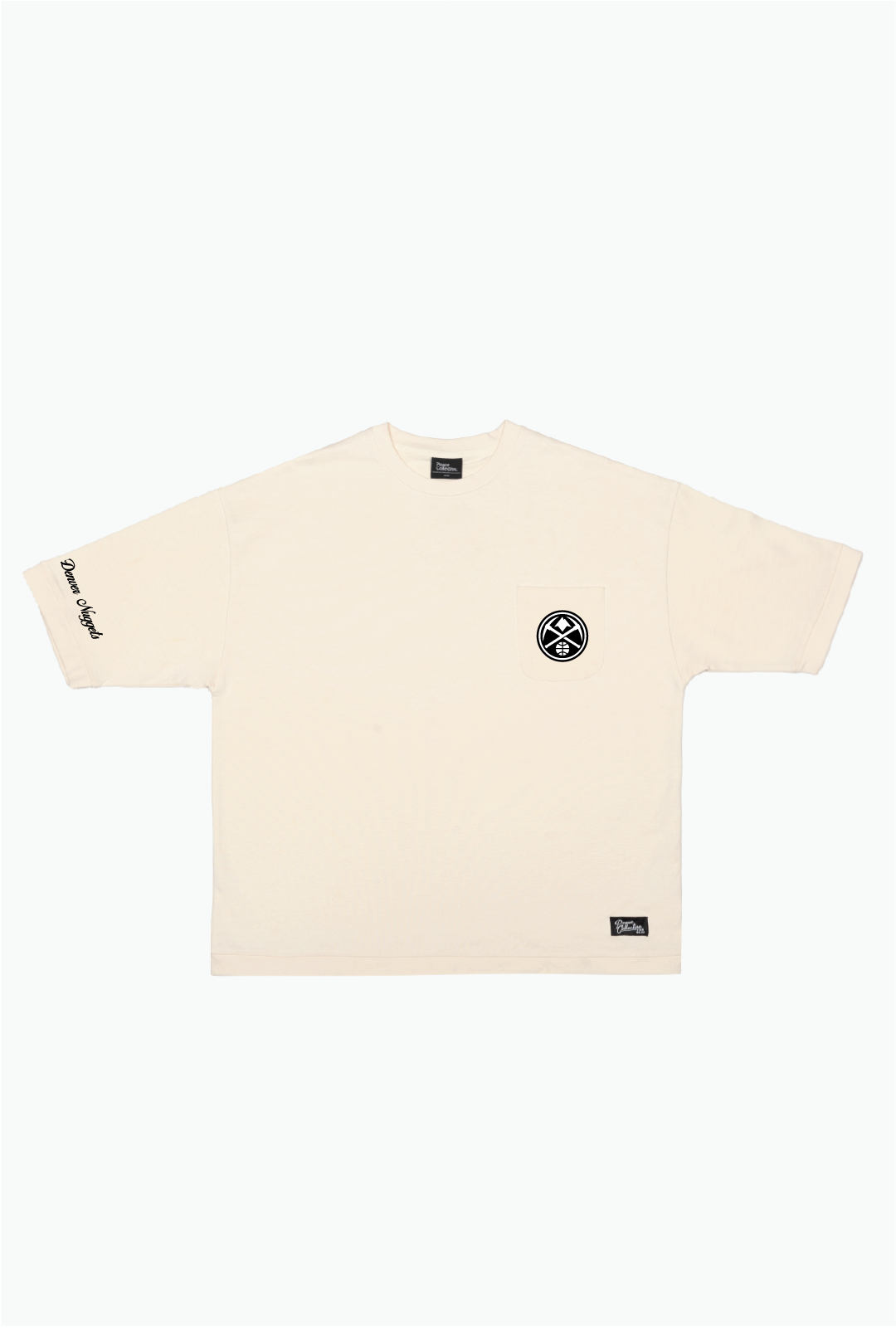 Denver Nuggets Preppy Heavyweight Pocket T-Shirt - Ivory