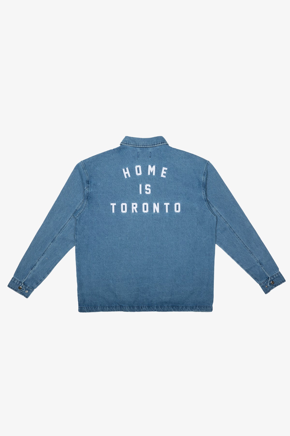 Home is Toronto Anniversary Coach Jacket - Denim