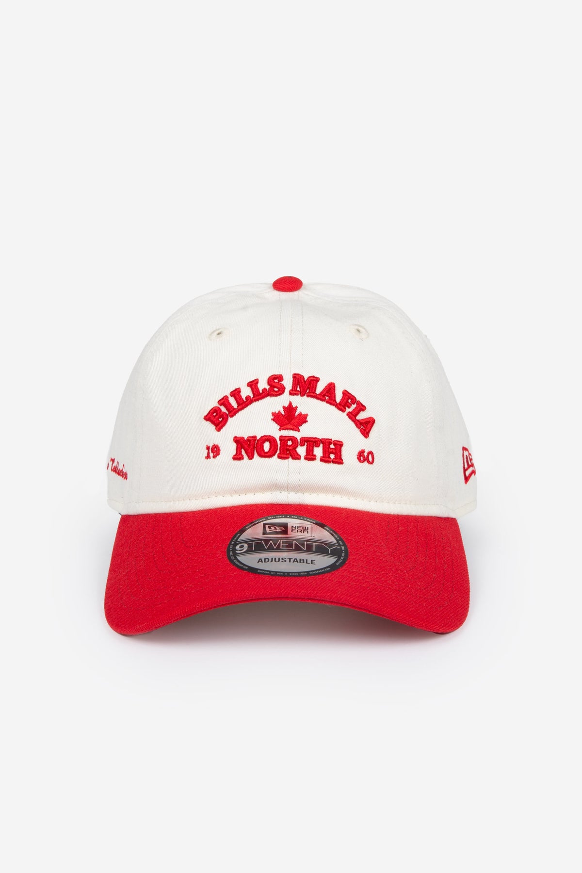 Buffalo Bills Mafia 9TWENTY Adjustable Cap - Ivory / Red
