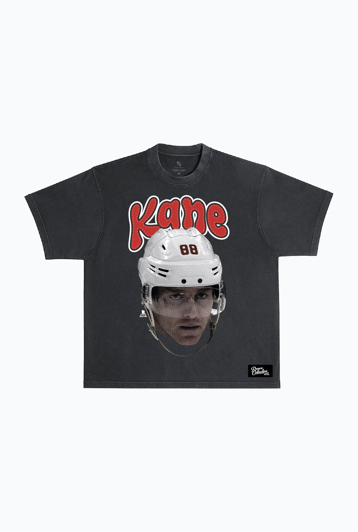 Patrick Kane Heavyweight Garment Dyed T-Shirt - Black