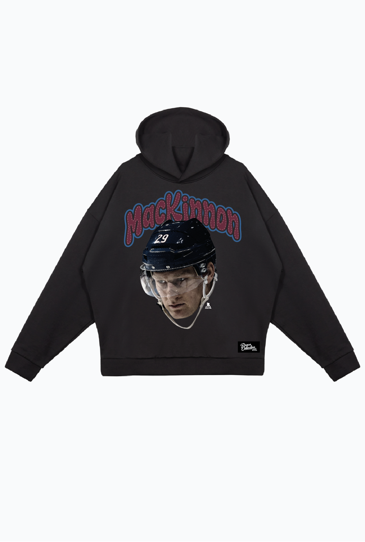 Nathan MacKinnon Relaxed Hoodie - Black