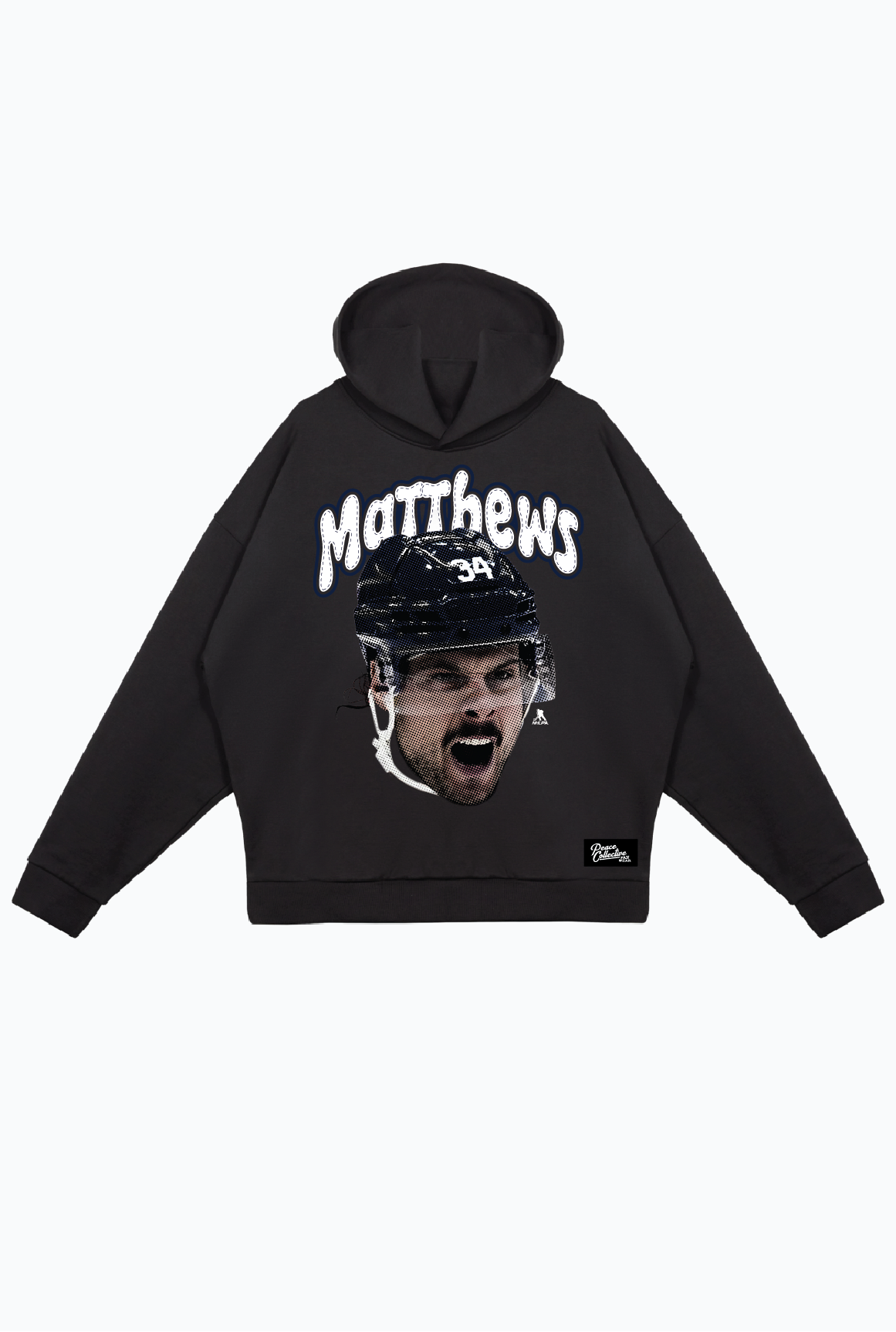 Auston Matthews Relaxed Hoodie - Black