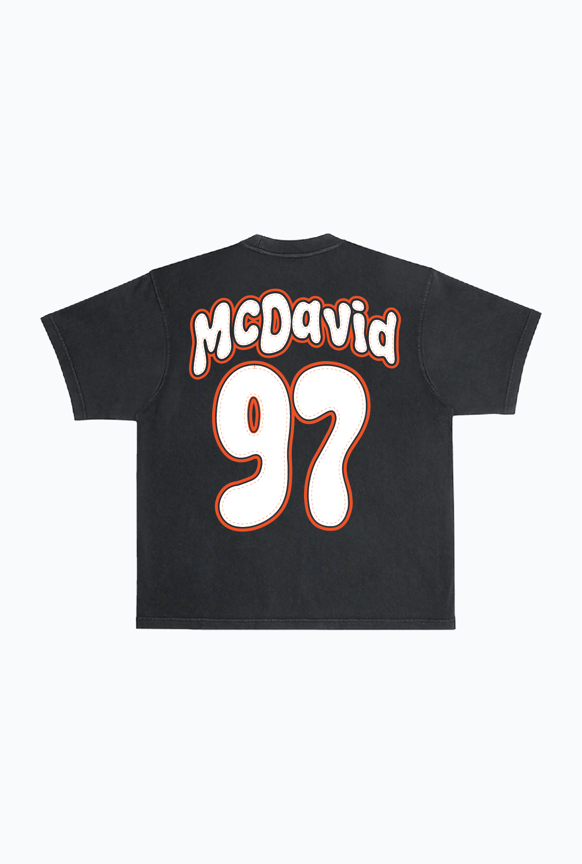 Connor McDavid Heavyweight Garment Dyed T-Shirt - Black