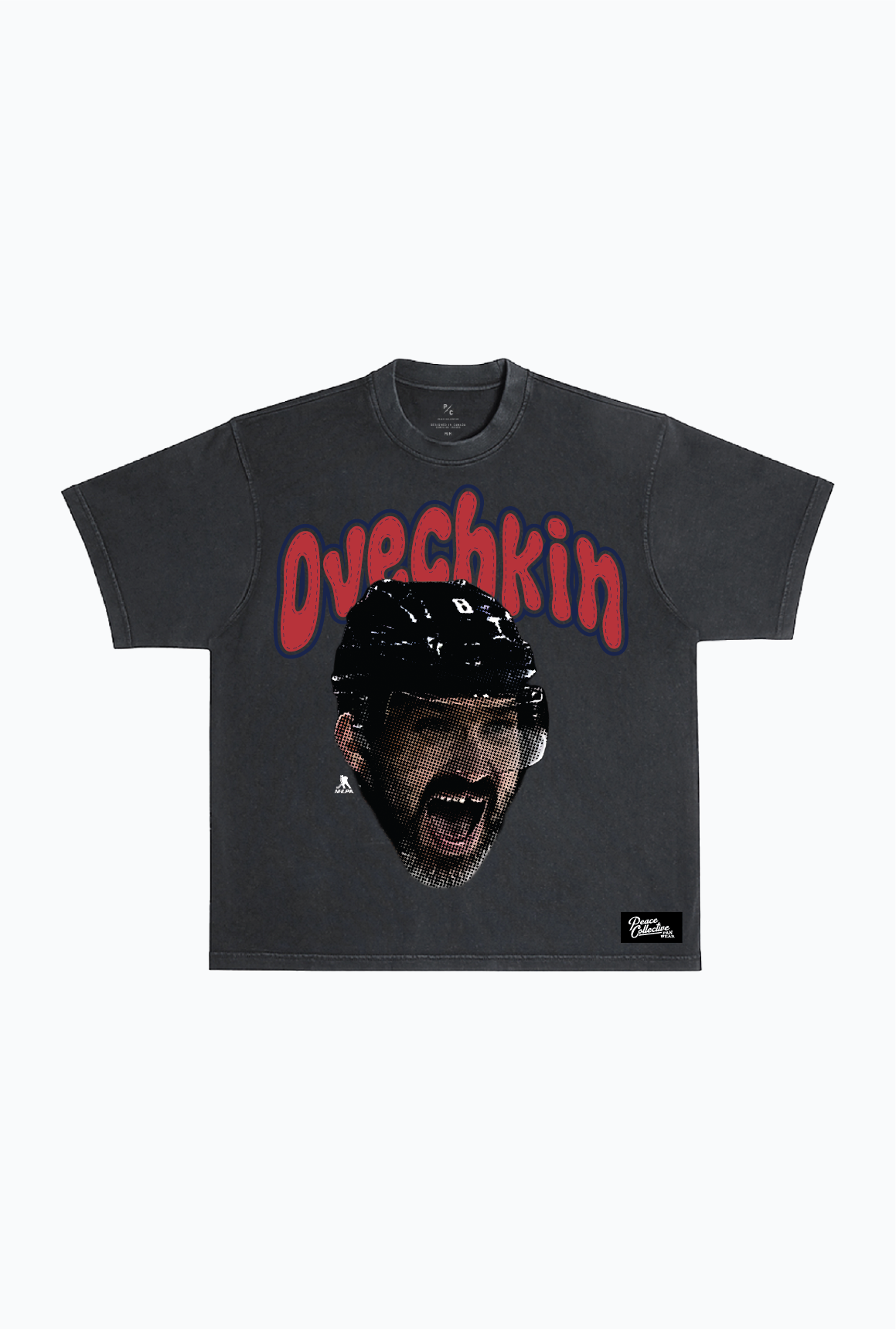 Alexander Ovechkin Heavyweight Garment Dyed T-Shirt - Black