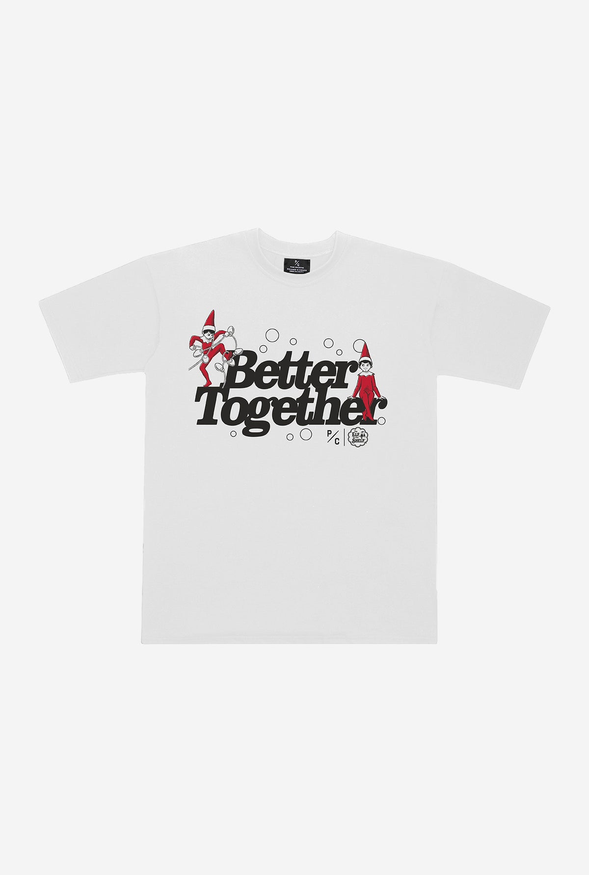 P/C x The Elf on the Shelf®: Better Together Heavyweight T-Shirt - White