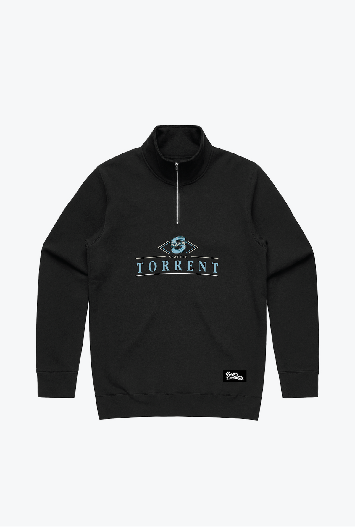Seattle Torrent Quarter Zip - Black