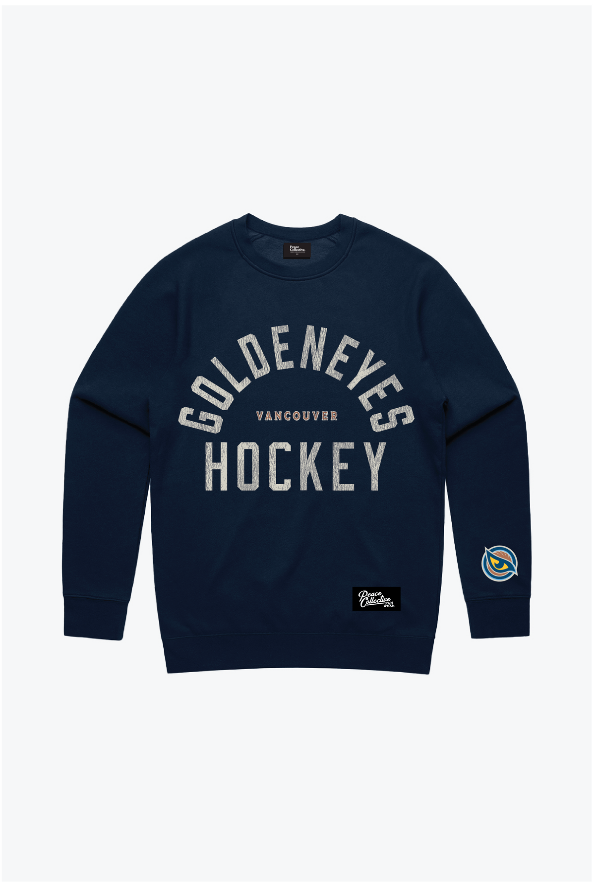 Vancouver Goldeneyes Vintage Heavyweight Crewneck - Navy