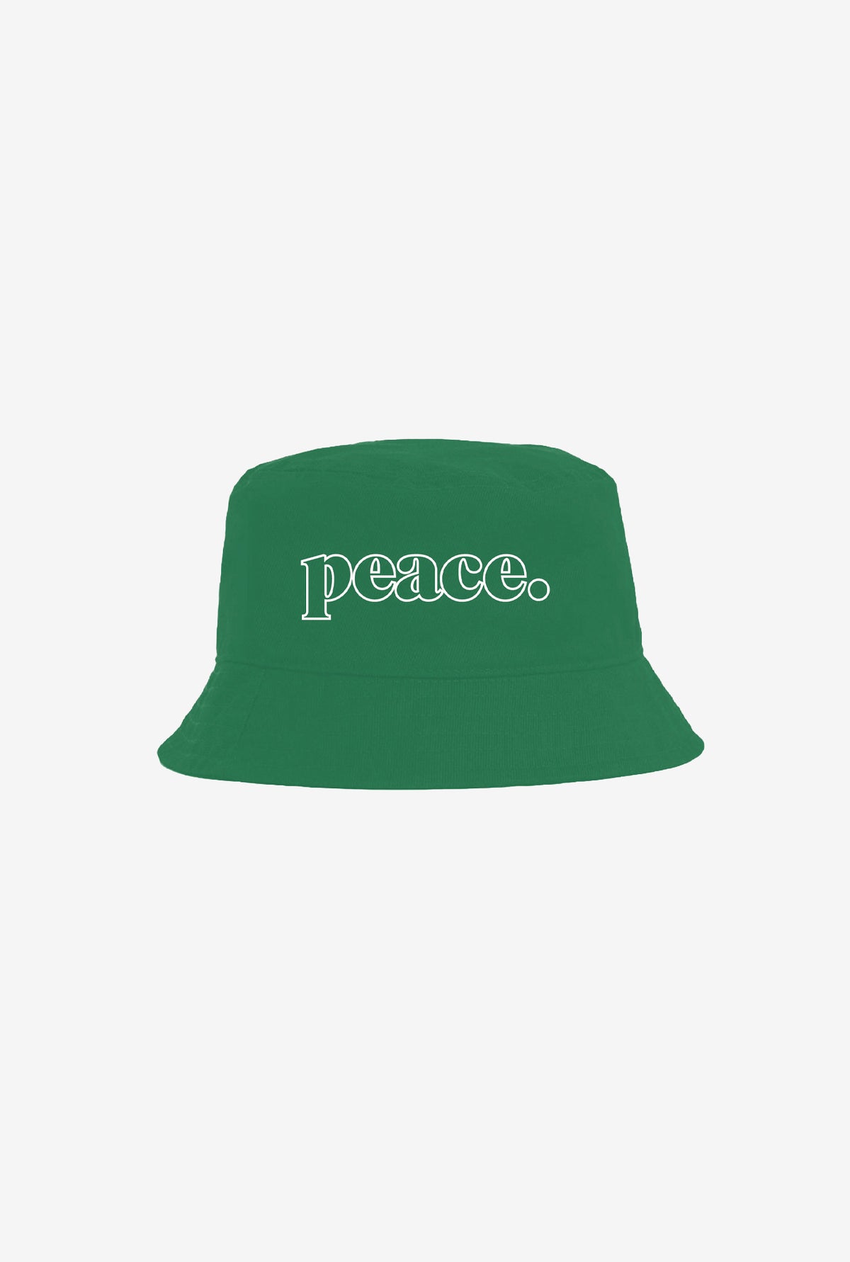 Peace Basics Bucket Hat - Green