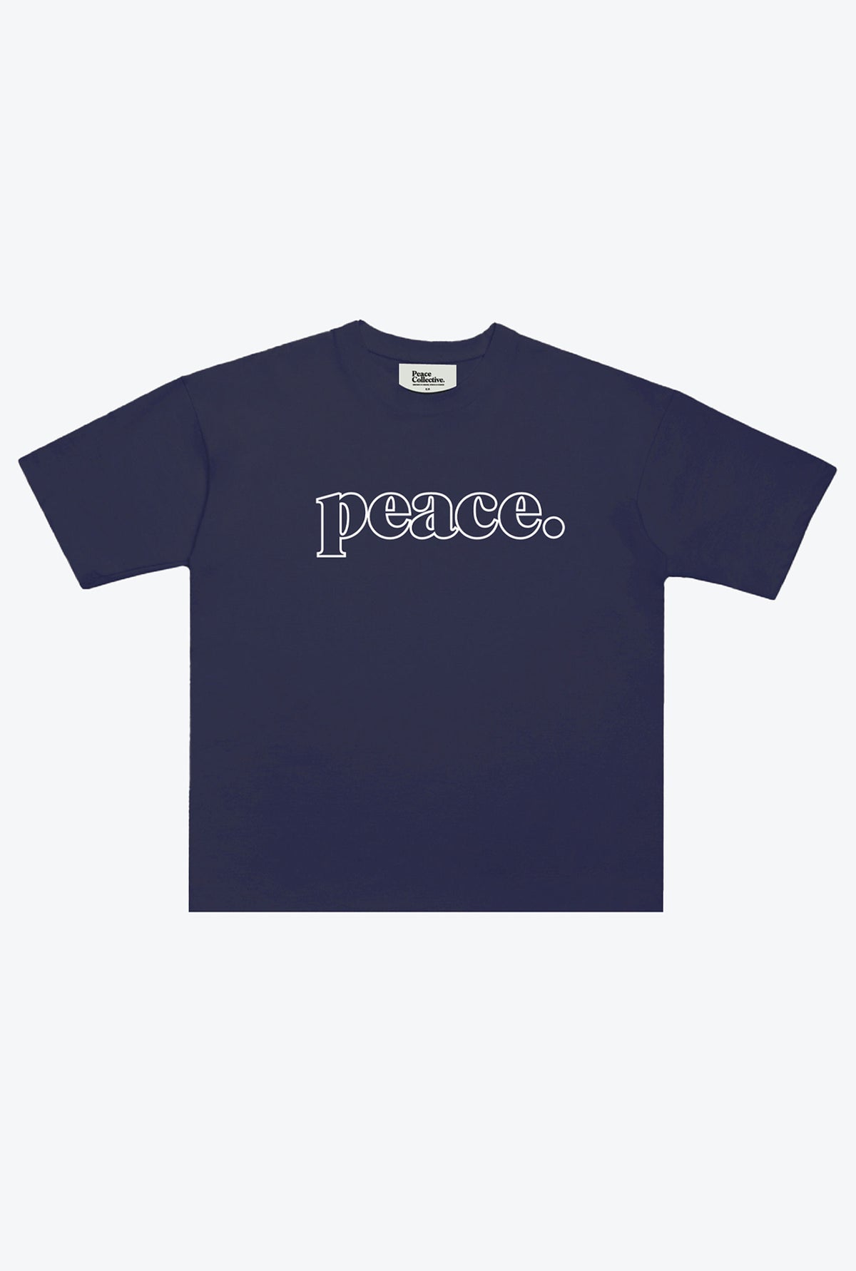 Peace Basics Cropped T-Shirt - Eclipse