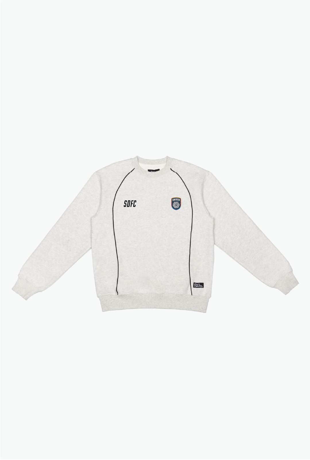 San Diego FC Heavyweight Piping Crewneck - Ash