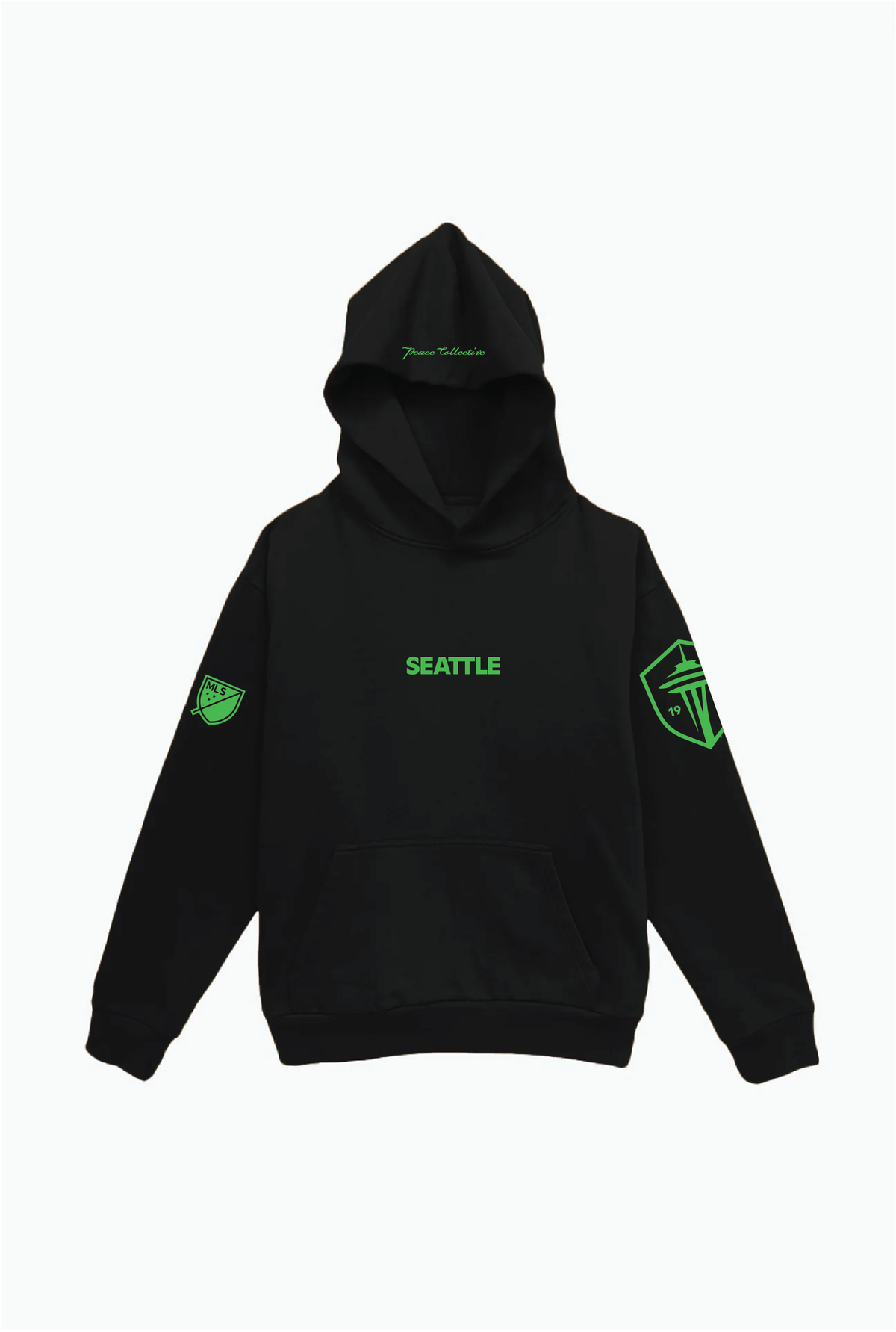 Seattle Sounders FC Heavyweight Hoodie - Black