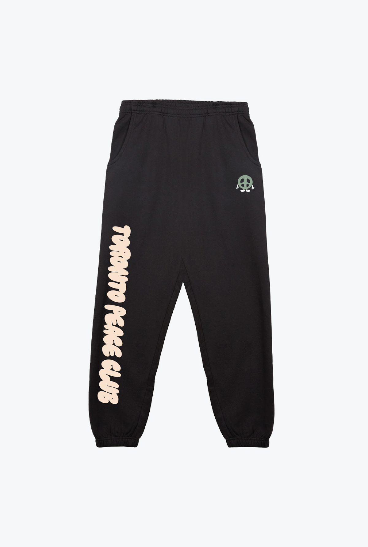 Toronto Peace Club Heavyweight Jogger - Black