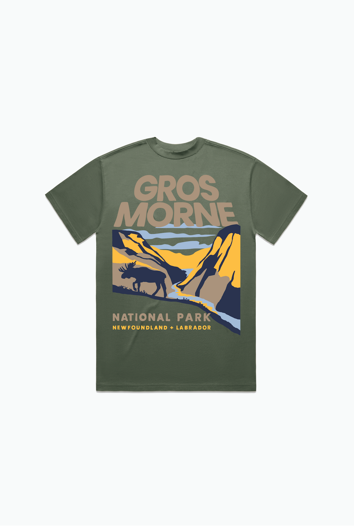 Gros Morne Nationalpark Schweres T-Shirt - Zypresse