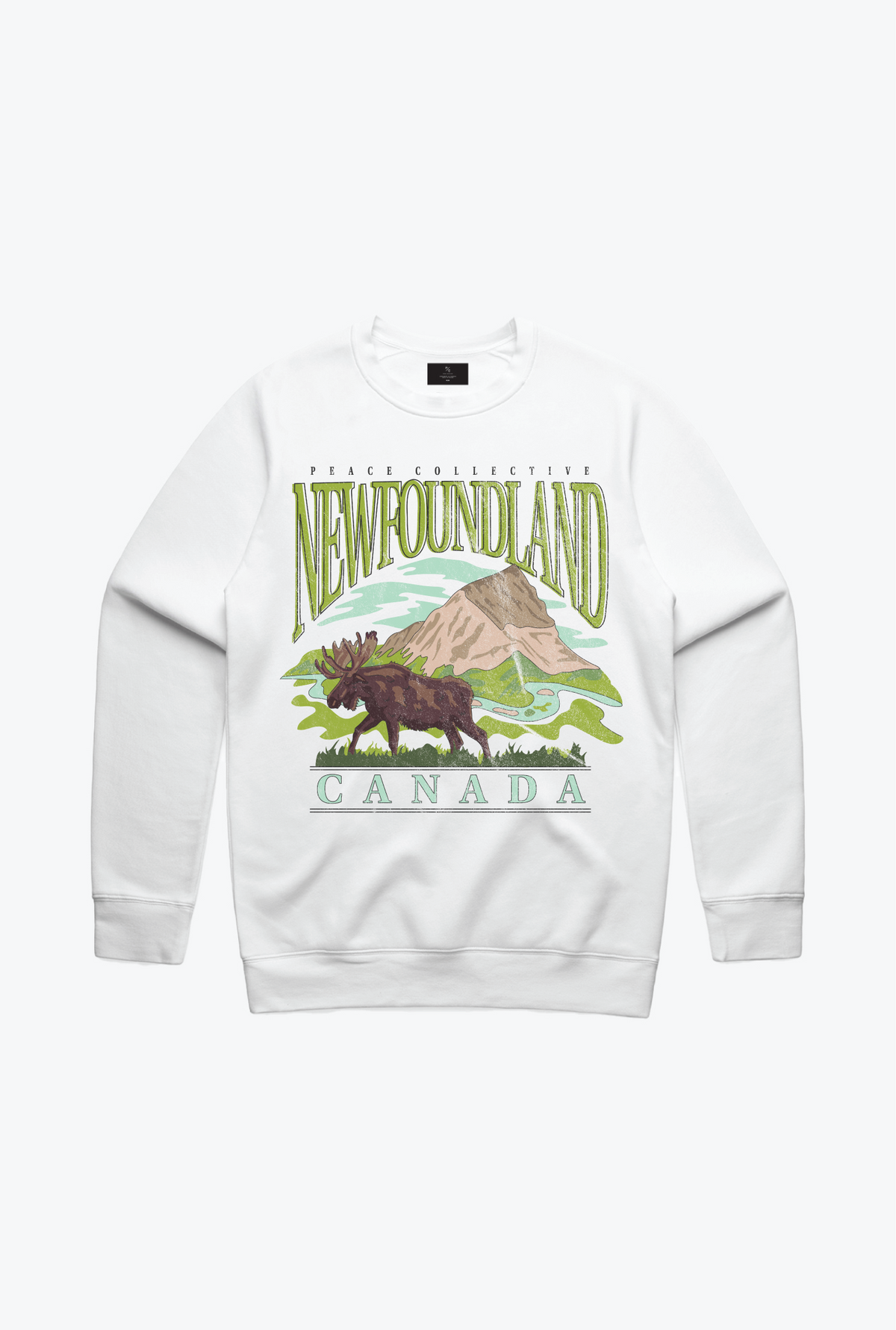 Newfoundland Vintage Crewneck - White