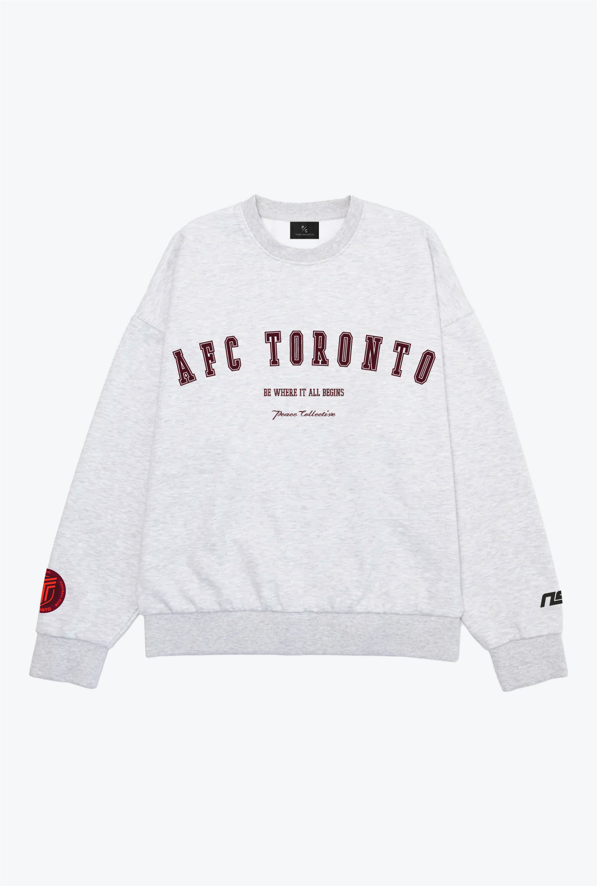 AFC Toronto Heavyweight Crewneck - Ash
