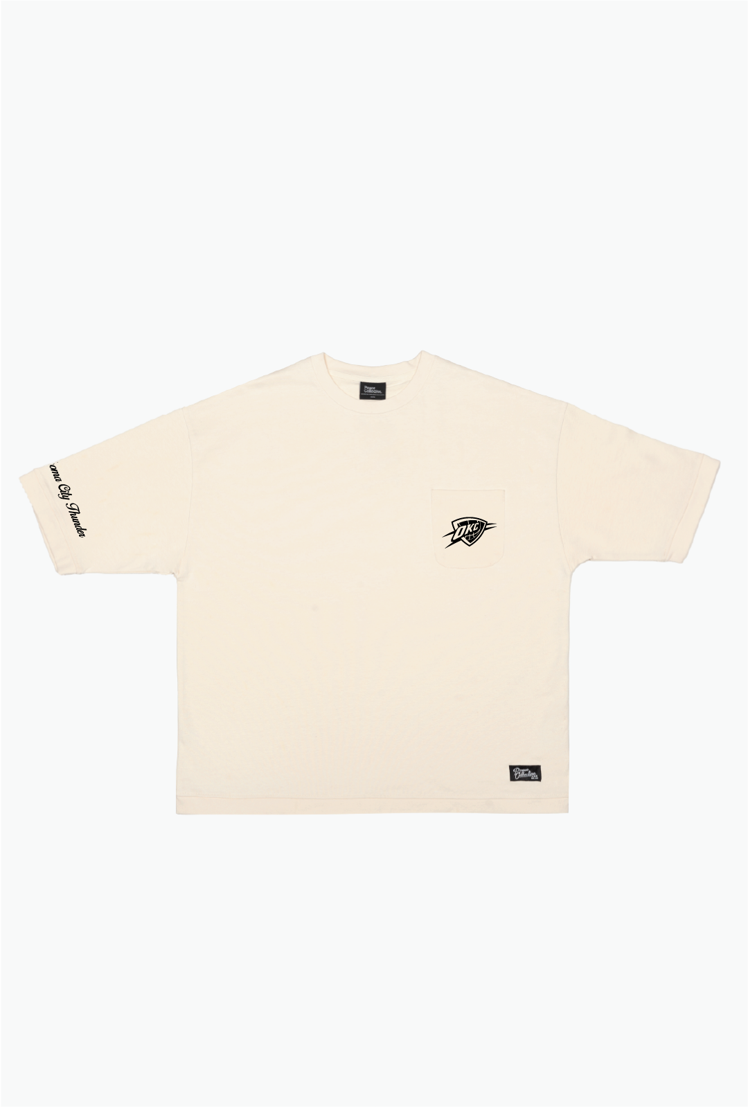 Oklahoma City Thunder Preppy Heavyweight Pocket T-Shirt - Ivory