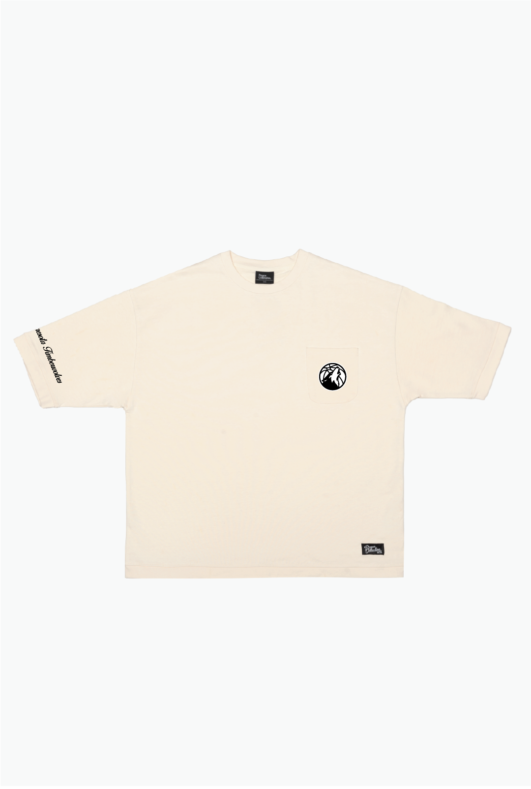 Minnesota Timberwolves Preppy Heavyweight Pocket T-Shirt - Ivory