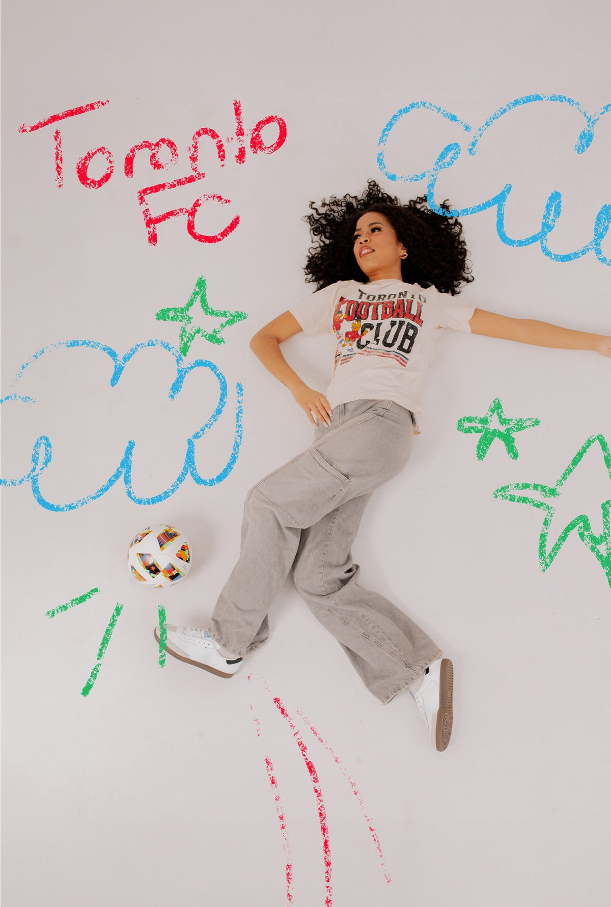 Toronto FC x Sesame Street Stacked Heavyweight T-Shirt - Ivory