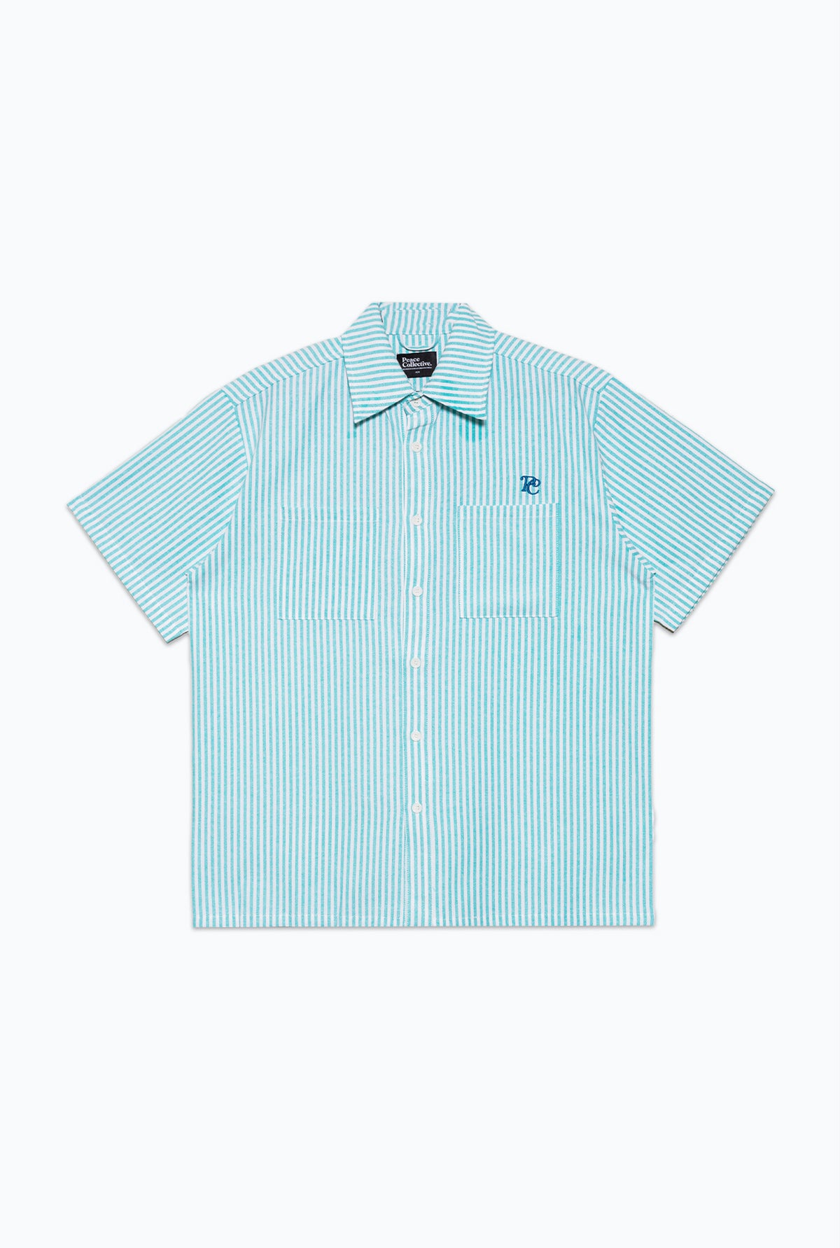 Toronto Short Sleeve Button-Up Shirt - Blue